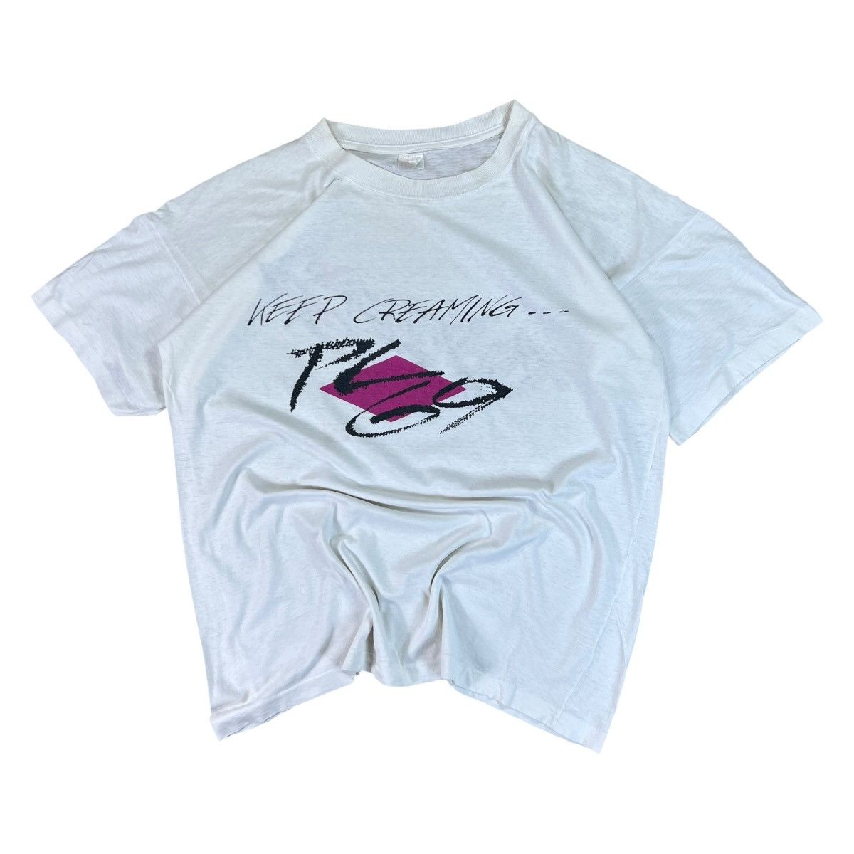 Band Tees × Vintage Pink Cream 69 Vintage Band Tee T-shirt Tour 90s Size US XL / EU 56 / 4 - 1 Thumbnail
