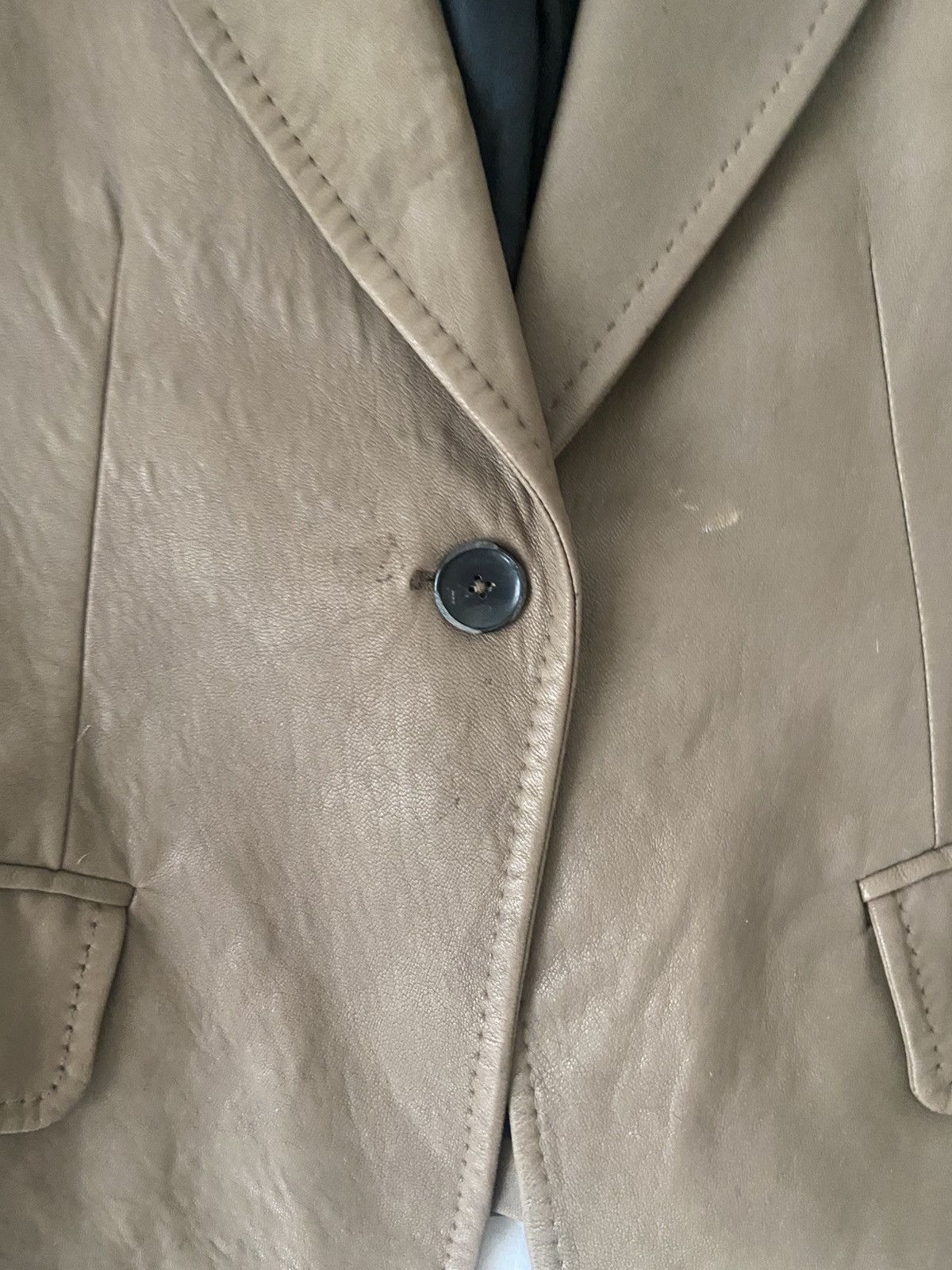 Ann Demeulemeester leather blazer Size M / US 6-8 / IT 42-44 - 7 Thumbnail