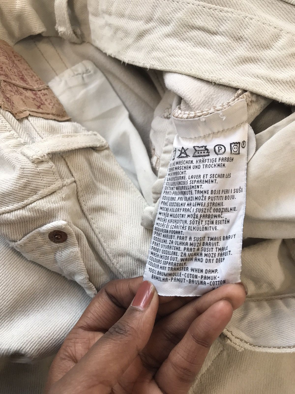 Levi's × Vintage Vintage Levi’s straight fit botten up denim Size US 32 / EU 48 - 7 Thumbnail