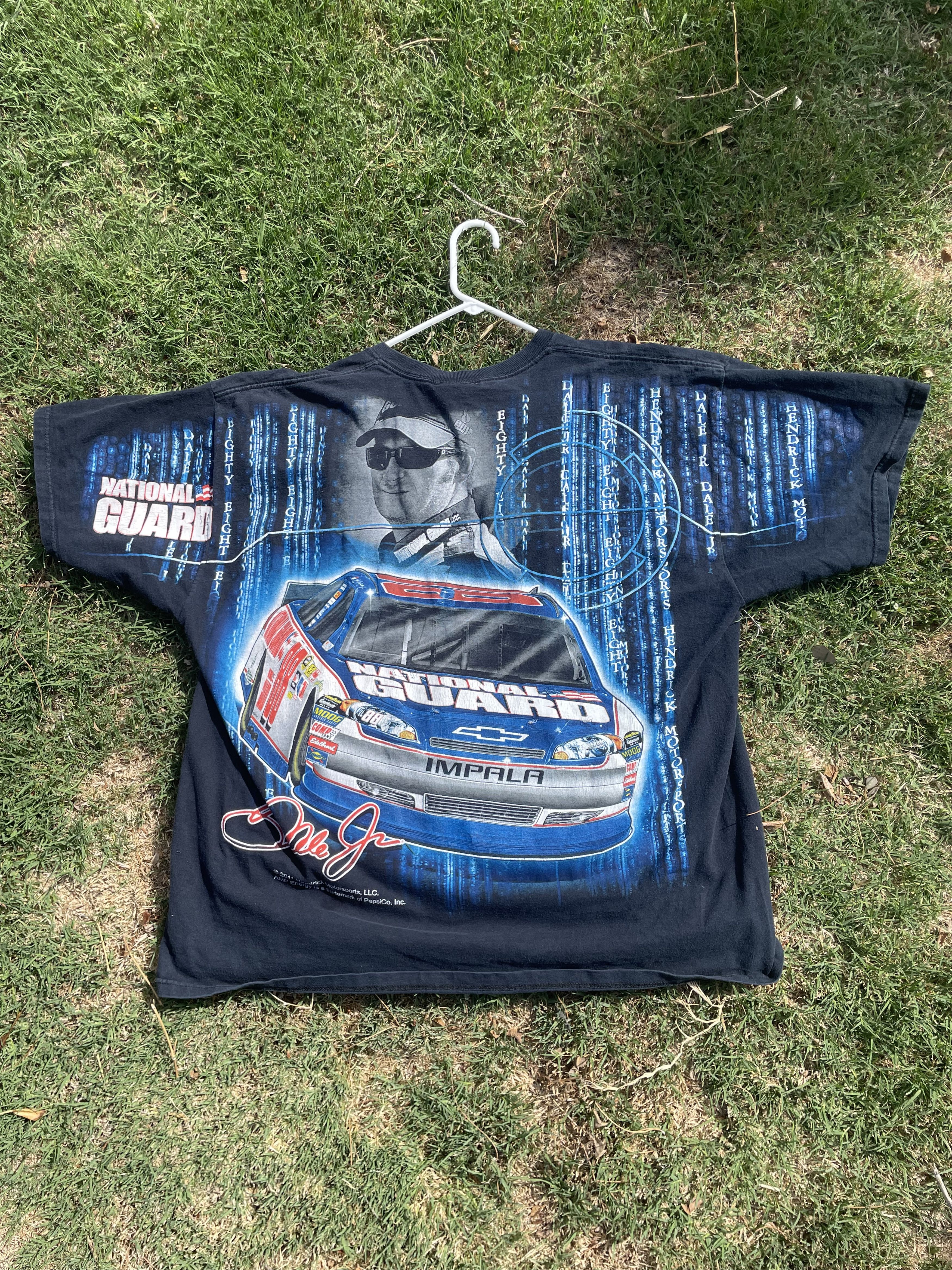 Chase Authentics Vintage Dale Earnhardt Matrix All Over Print Tee Size US XL / EU 56 / 4 - 2 Thumbnail