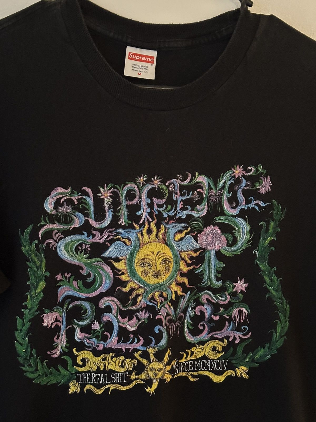 Supreme Supreme Crest Tee Size US M / EU 48-50 / 2 - 2 Thumbnail