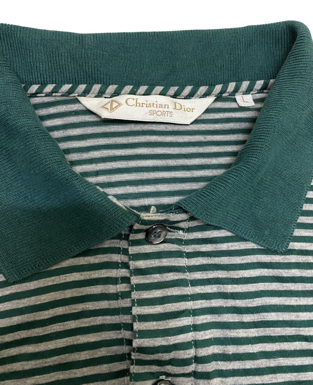 Christian Dior Monsieur × Dior Vintage Christian Dior Stripe Collar Long Sleeve Shirt (C2) Size US M / EU 48-50 / 2 - 4 Thumbnail