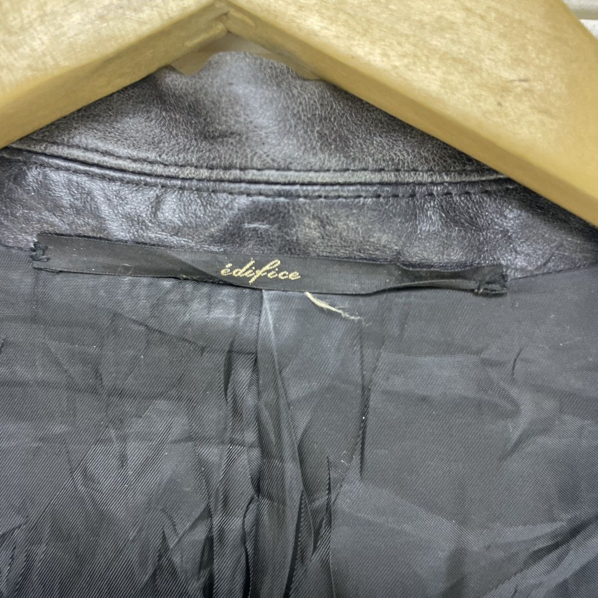 Edifice Japan × KMRii Italian Designer Edifice Horse Hide Leather Jacket Size M / US 6-8 / IT 42-44 - 8 Thumbnail