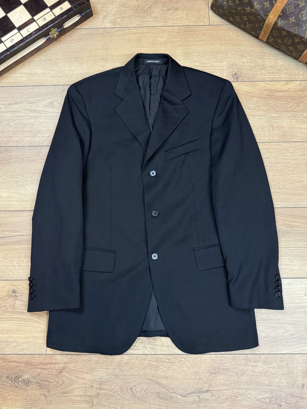 Yves Saint Laurent Vintage wool blazer Yves Saint Laurent original luxury item Size 48L - 1 Thumbnail