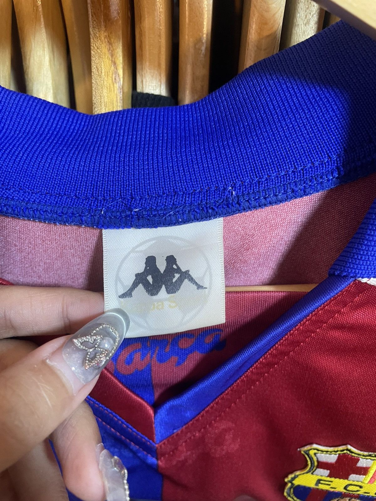 Other Vintage 1993-1994 FC Barcelona Home Kit Size US L / EU 52-54 / 3 - 4 Thumbnail