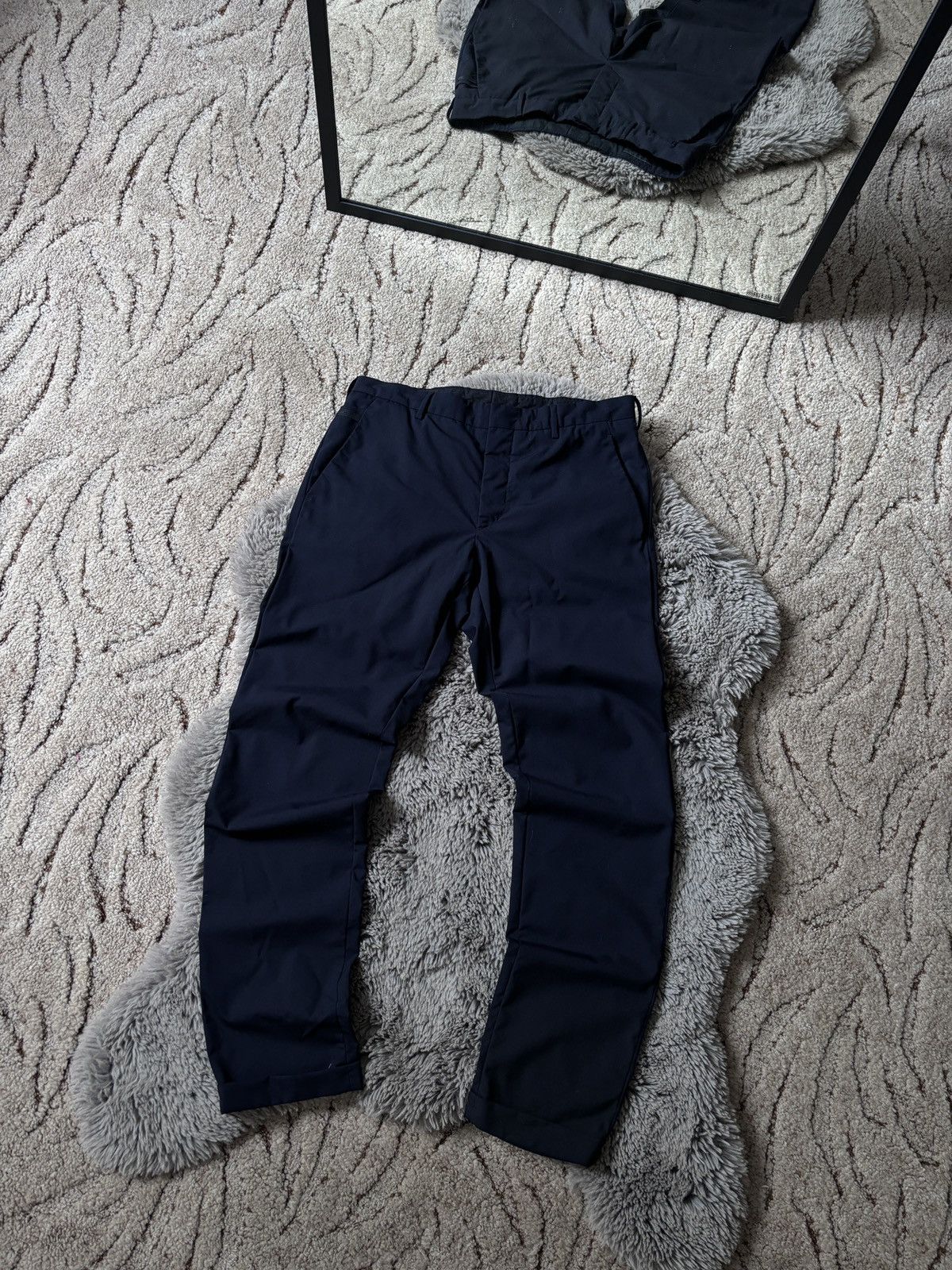 Prada Prada pants suit trousers black tab Size US 31 - 1 Thumbnail