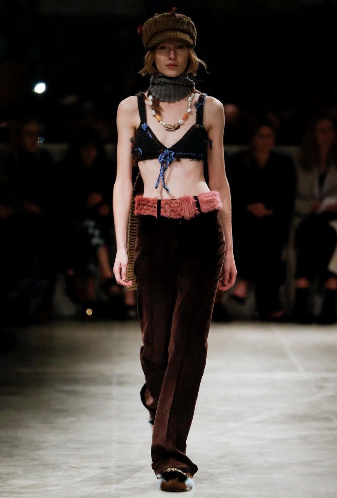 Prada Prada Fur Belt Size 30 - 23 Thumbnail