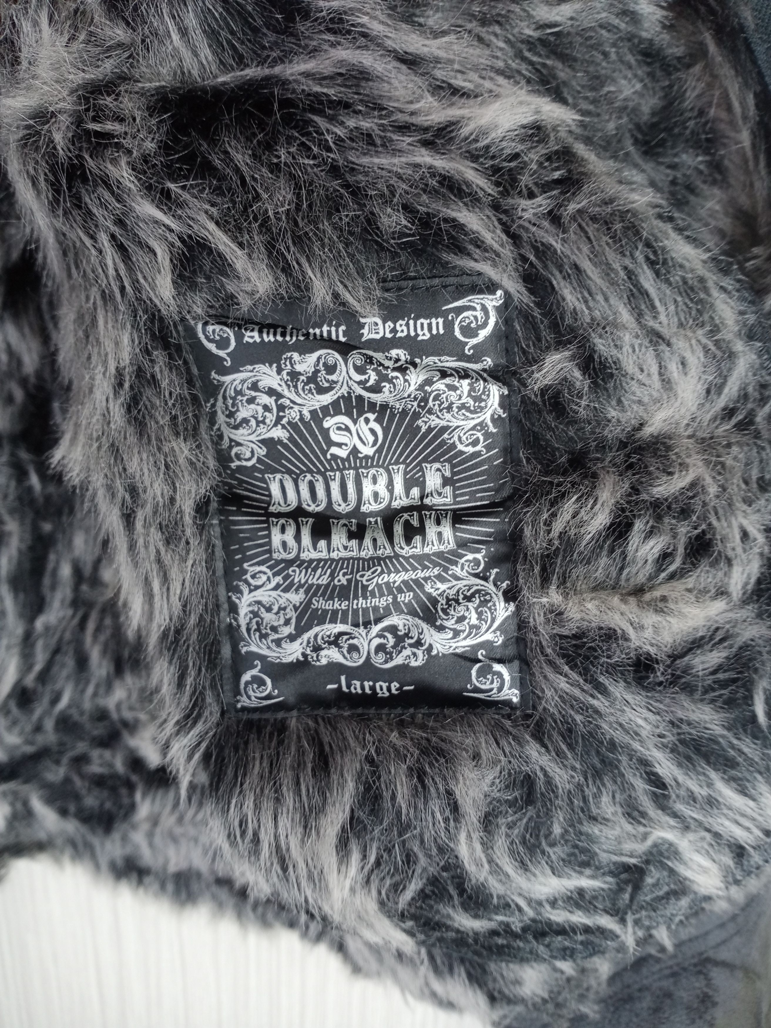 If Six Was Nine Rare Double Bleach Faux Fur Sherling Jacket Size US M / EU 48-50 / 2 - 6 Thumbnail