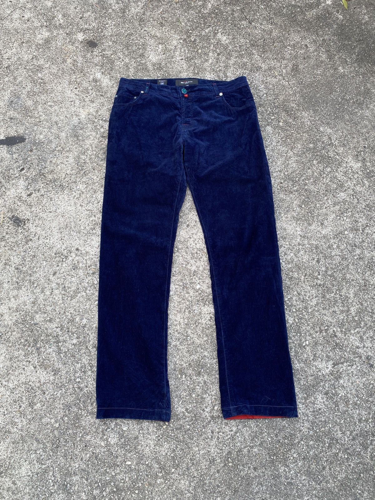 Kiton Kiton Napoli Italy Velvet Corduroy Pant Size US 33 - 2 Thumbnail