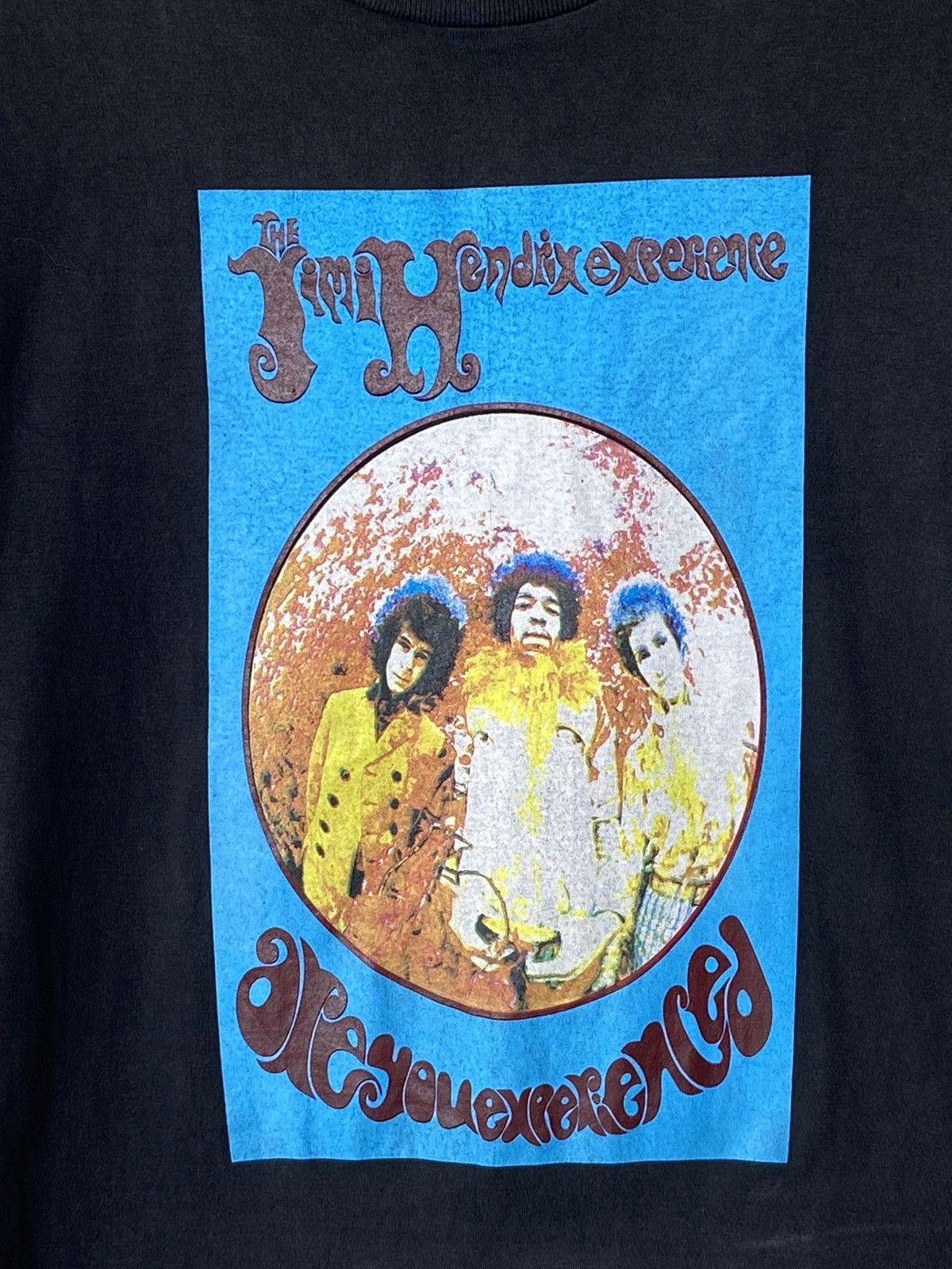 Vintage 🔥 Thrashed Vintage Jimi Hendrix Band Tee Distressed Faded Size US S / EU 44-46 / 1 - 4 Thumbnail