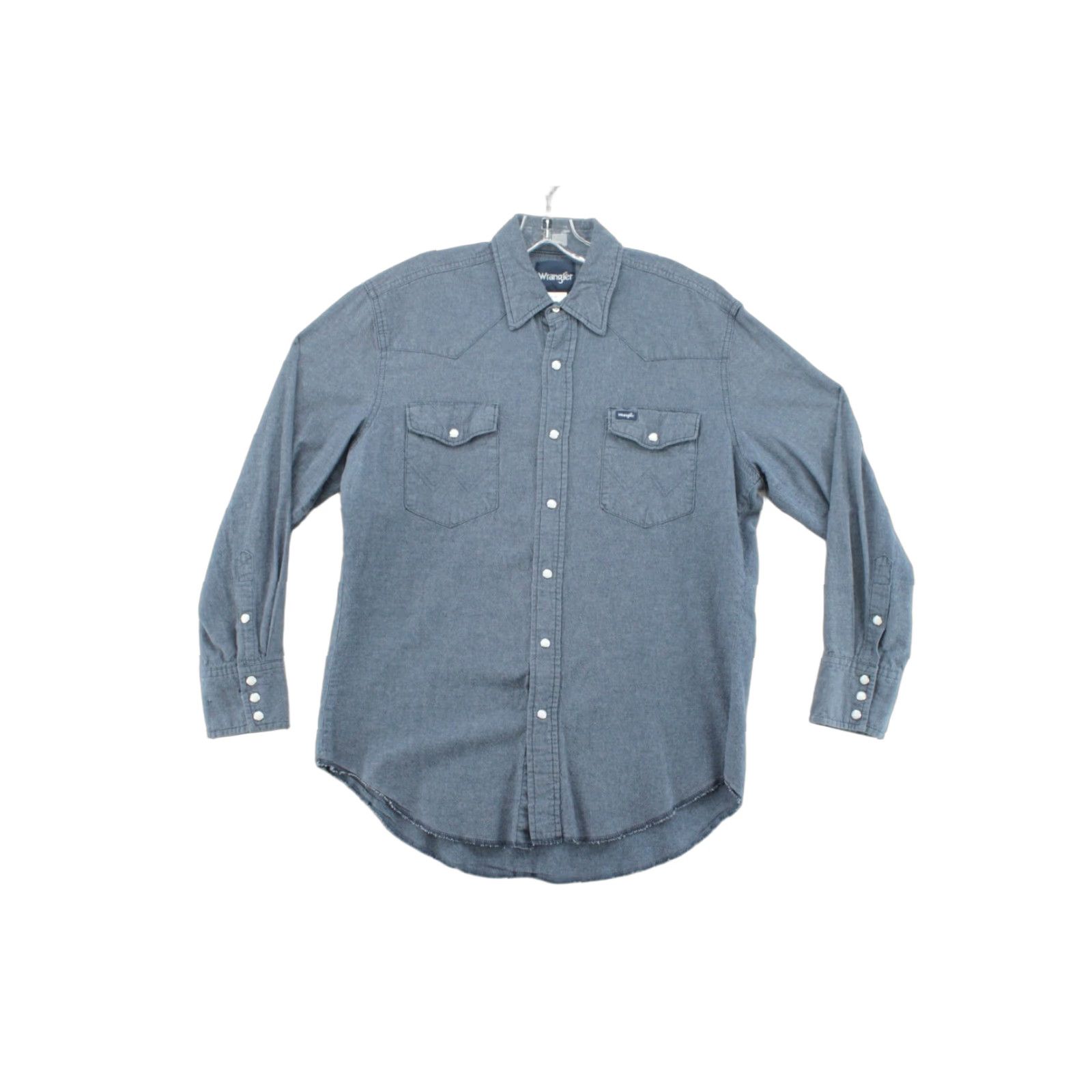 Wrangler VINTAGE Wrangler Western Pearl Snap Shirt Men's Large Blue Long Sleeve Ranch Cowboy Size US L / EU 52-54 / 3 - 1 Thumbnail