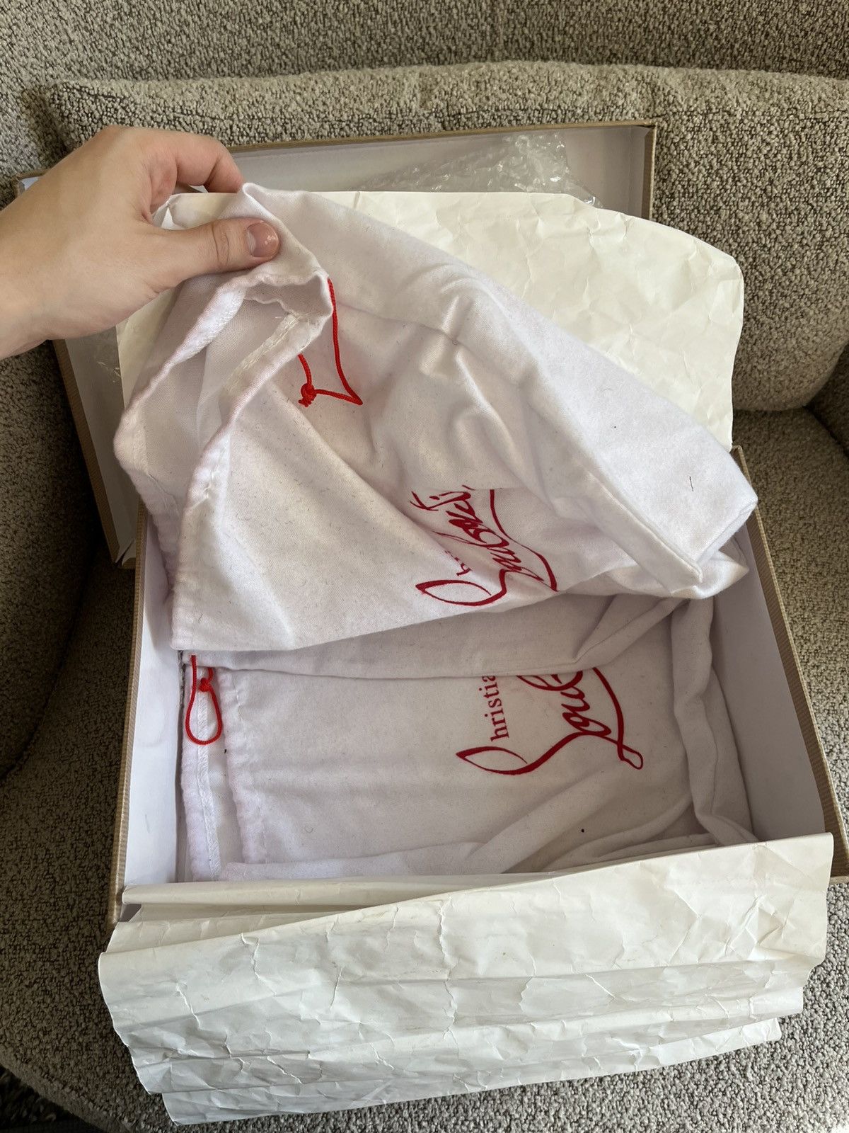 Christian Louboutin Louboutin Red Bottom Gold Spiked Sneakers Size US 8 / EU 41 - 15 Thumbnail