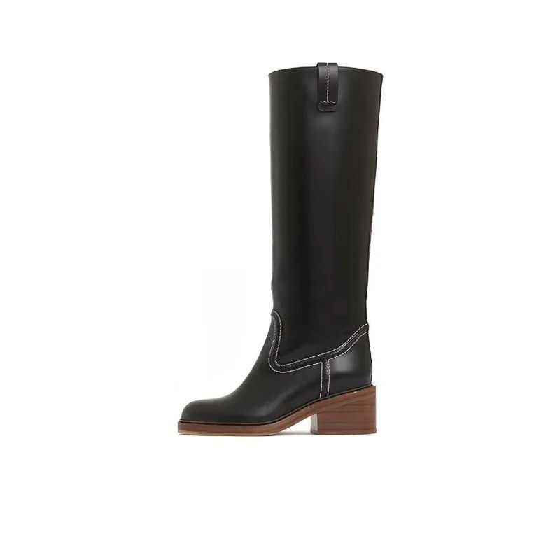 Chloe o1loc1c1024 Mallo Boots in Black Size US 6 / IT 36 - 4 Thumbnail