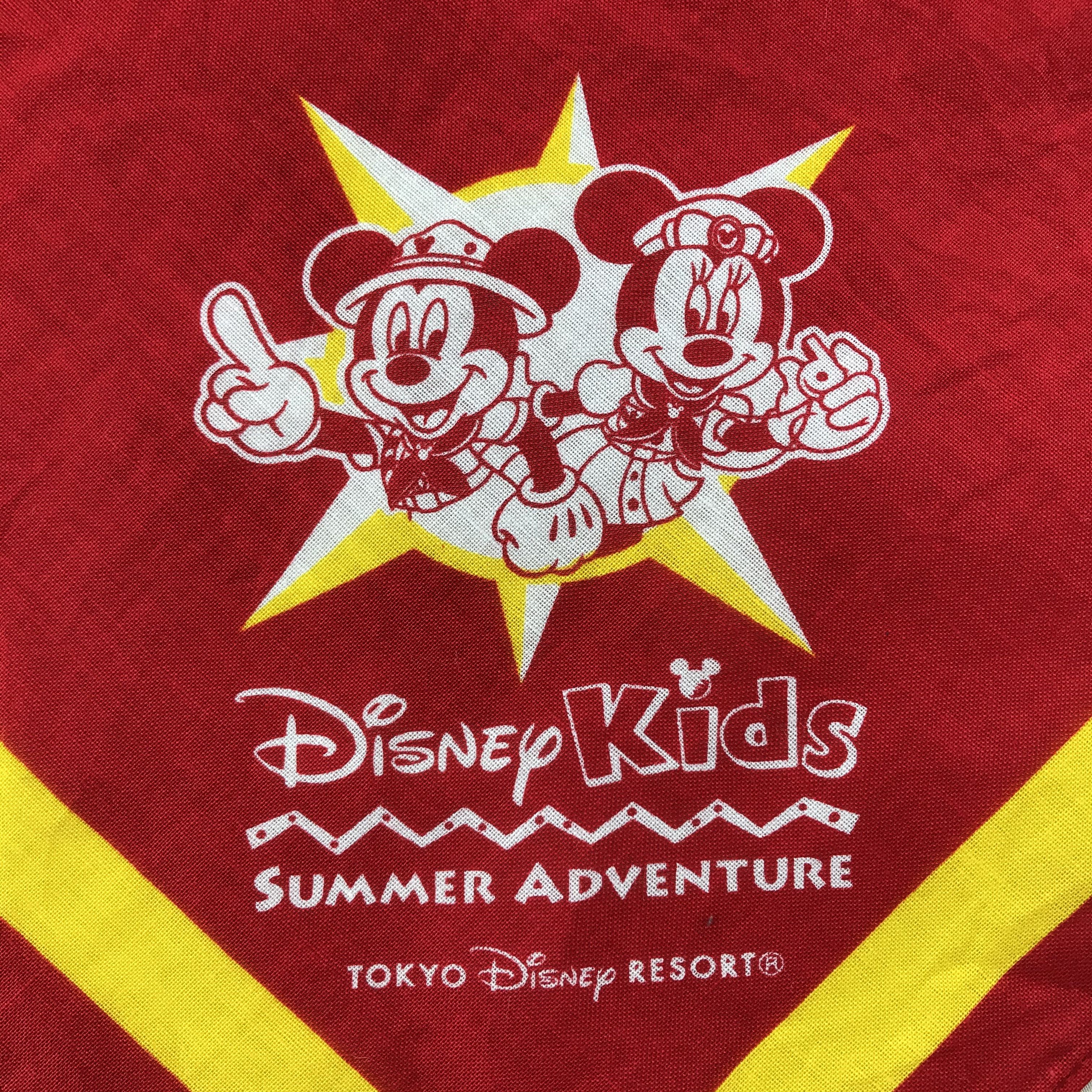 Disney × Vintage Disney Bandana / Handkerchief / Neckerchief - S1812 Size ONE SIZE - 3 Thumbnail
