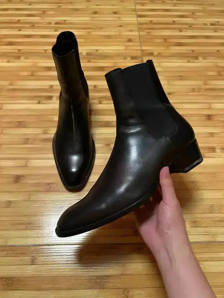 【CELINE】 CRUISER CHELSEA BOOTS 関税/送料込 Celine × Hedi Slimane CRUISER BOOTS CHELSEA WITH METAL TOE