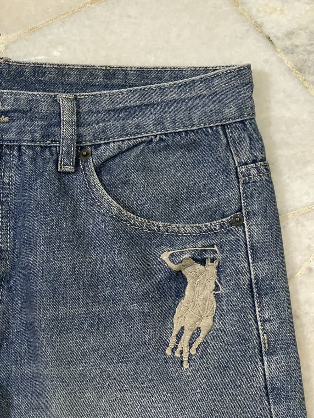 Polo Ralph Lauren POLO Big Classic Embroidered Logo Regular Fit Jeans Size US 34 / EU 50 - 6 Thumbnail