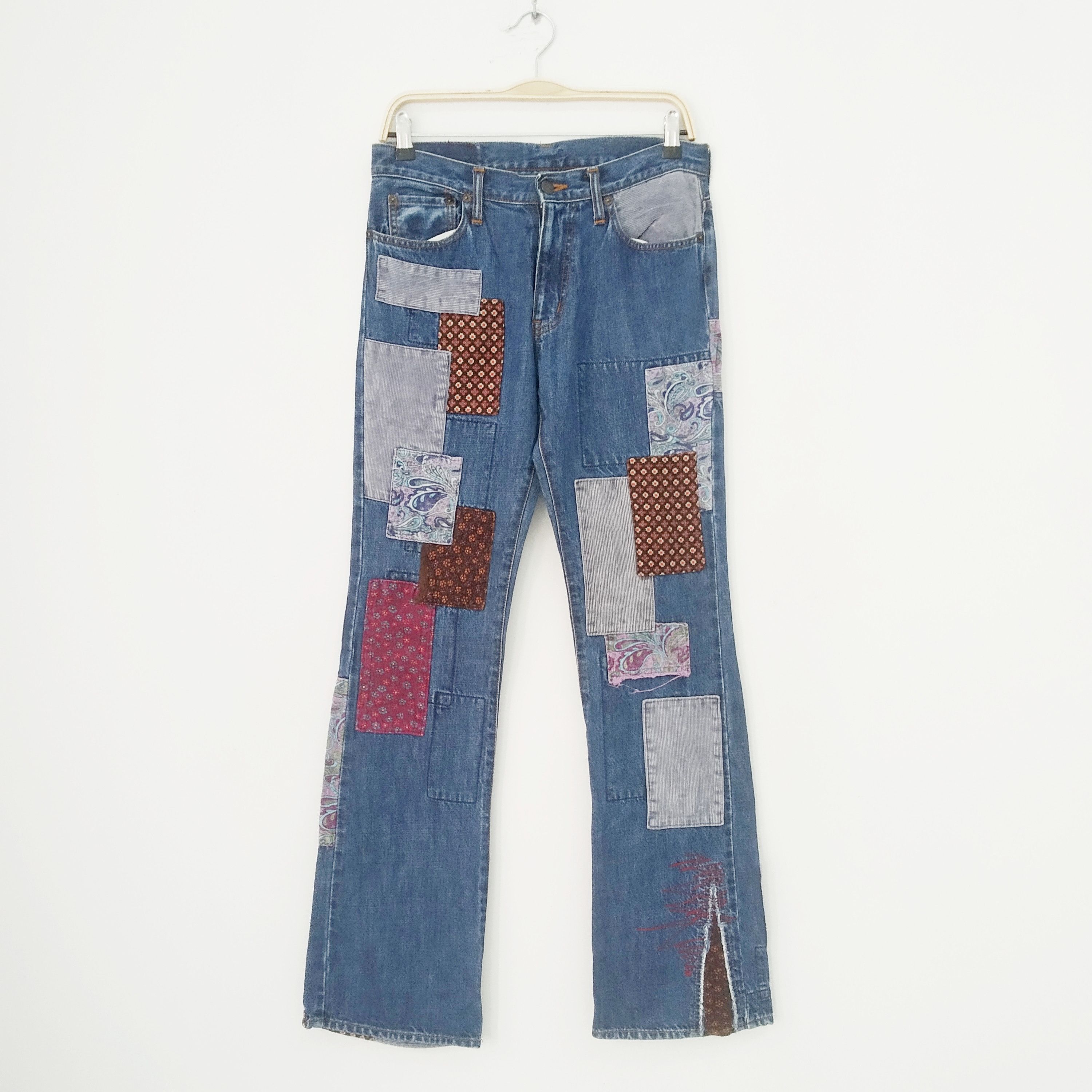 Hysteric Glamour Vintage Hysteric Glamour Japan Patchwork Inspired Kapital Size US 31 - 1 Thumbnail