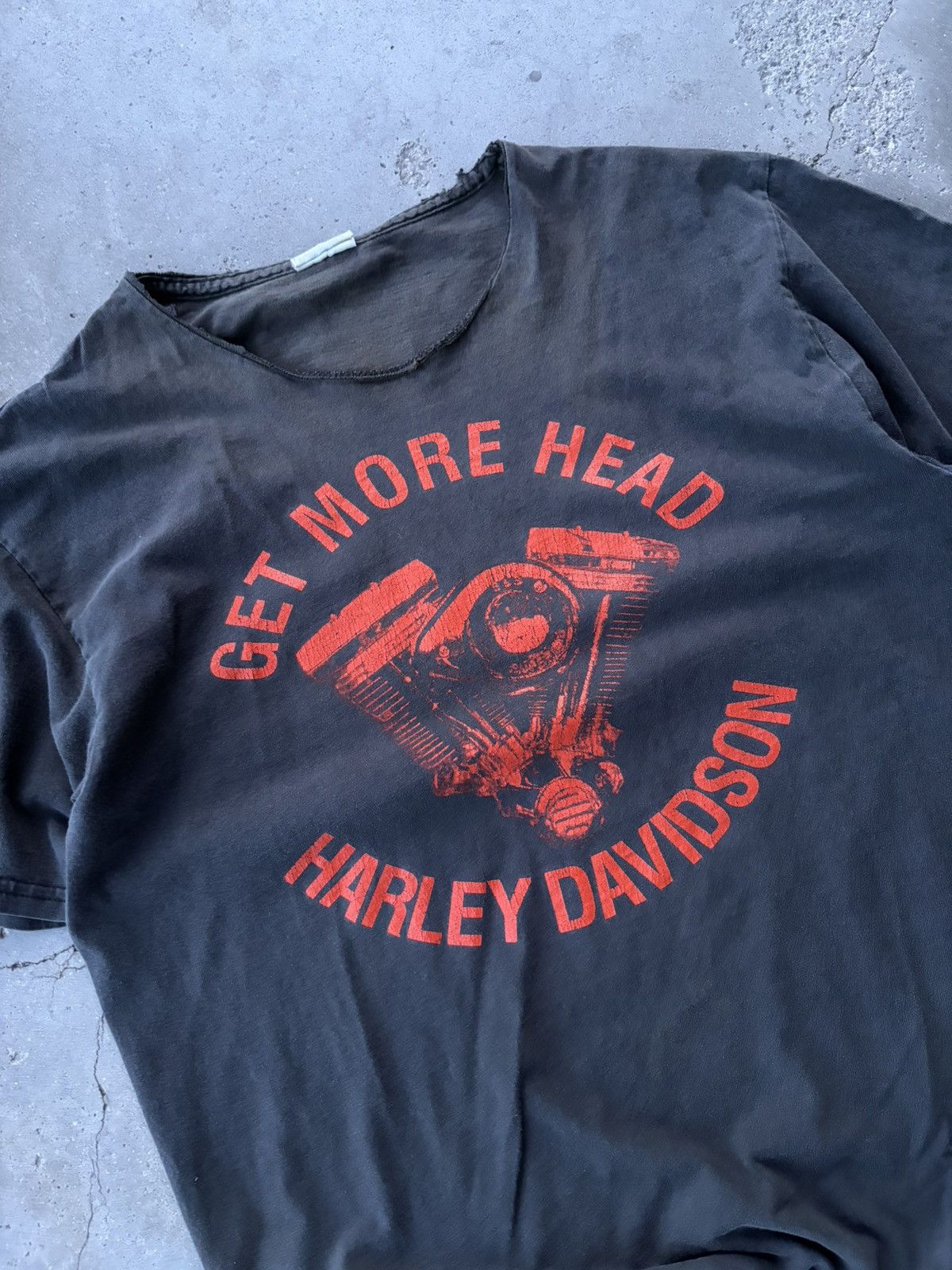 Harley Davidson Vintage Harley Davidson Head Shirt Size US M / EU 48-50 / 2 - 2 Thumbnail