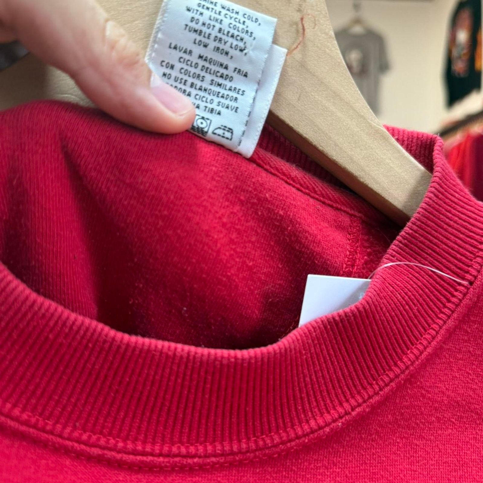 Vintage Vintage 90s Nebraska Huskers Striped Sleeve Crewneck Size US M / EU 48-50 / 2 - 7 Thumbnail