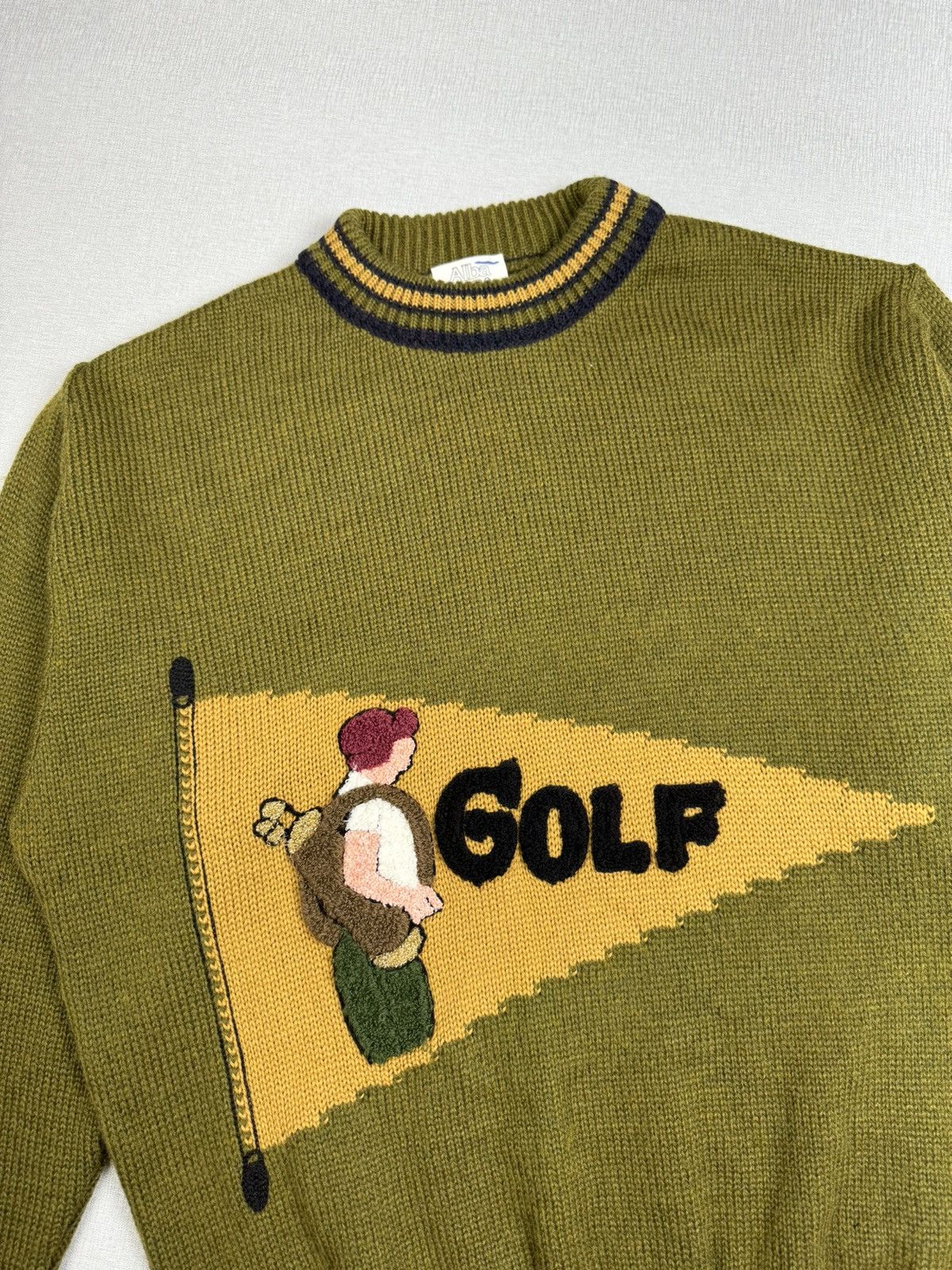 ALBA × Vintage Men’s Vintage Alba Moda Golf Sweater Jumper size 50/L Size US L / EU 52-54 / 3 - 2 Thumbnail