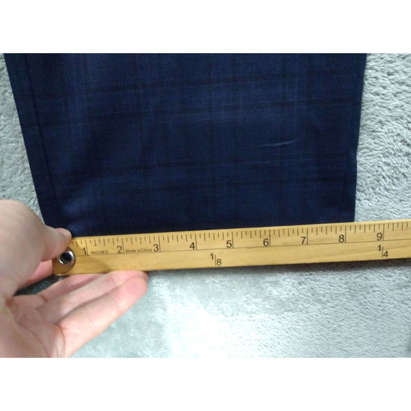 Ralph Lauren Ralph Lauren Pants Mens 36x32 Blue Plaid Flat Front Straight Leg Trousers Dress Size US 36 / EU 52 - 6 Thumbnail