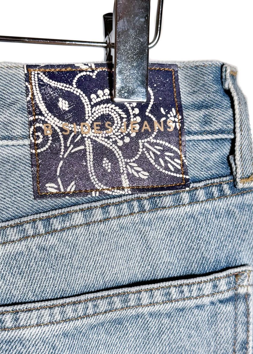 B Sides B sides Washed Blue Distressed Stowe Boyfriend Jeans Size 28" / US 6 / IT 42 - 5 Thumbnail