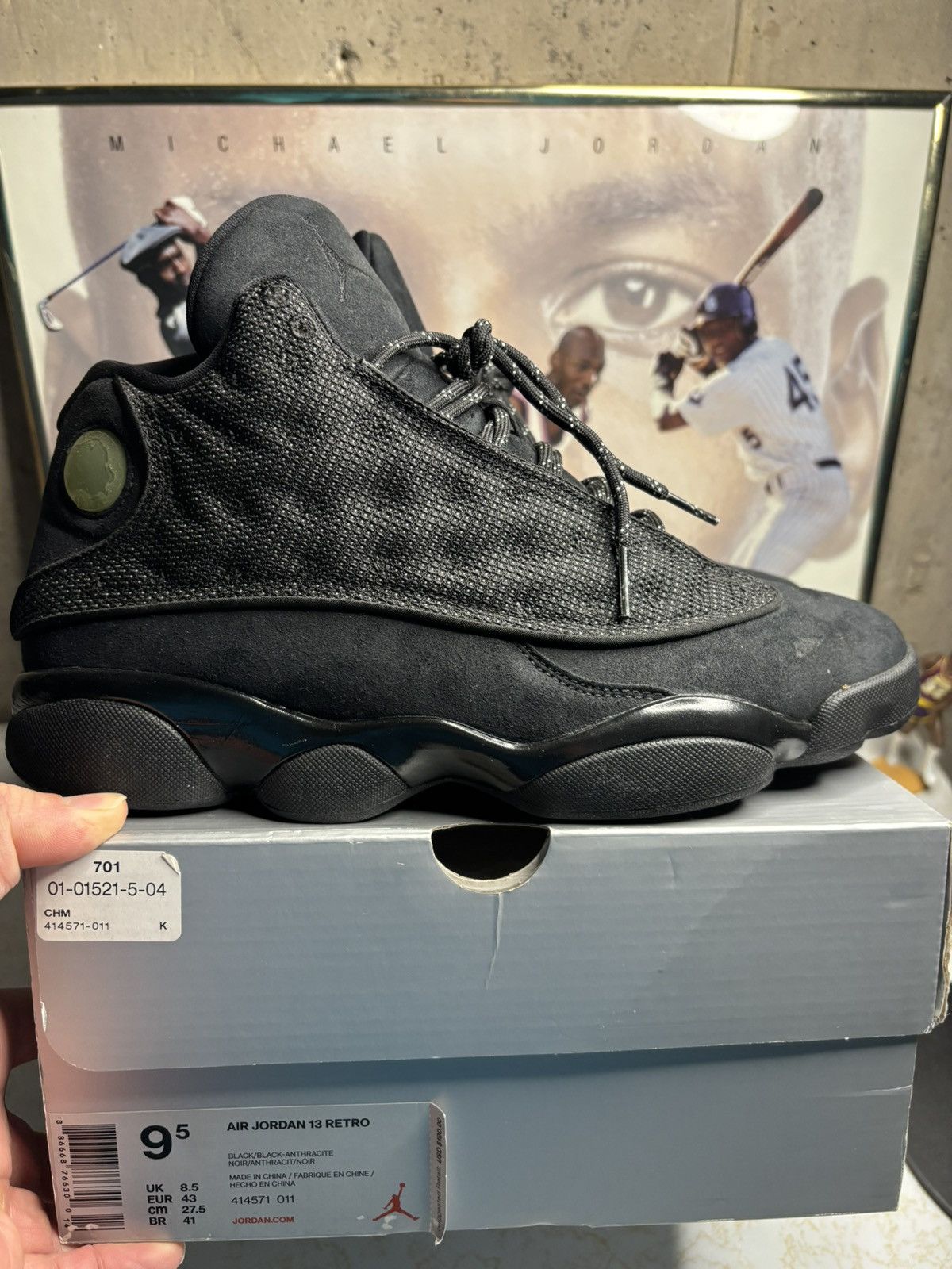 Jordan Brand Jordan Retro 13 ‘black cat’ Size US 9.5 / EU 42-43 - 1 Thumbnail