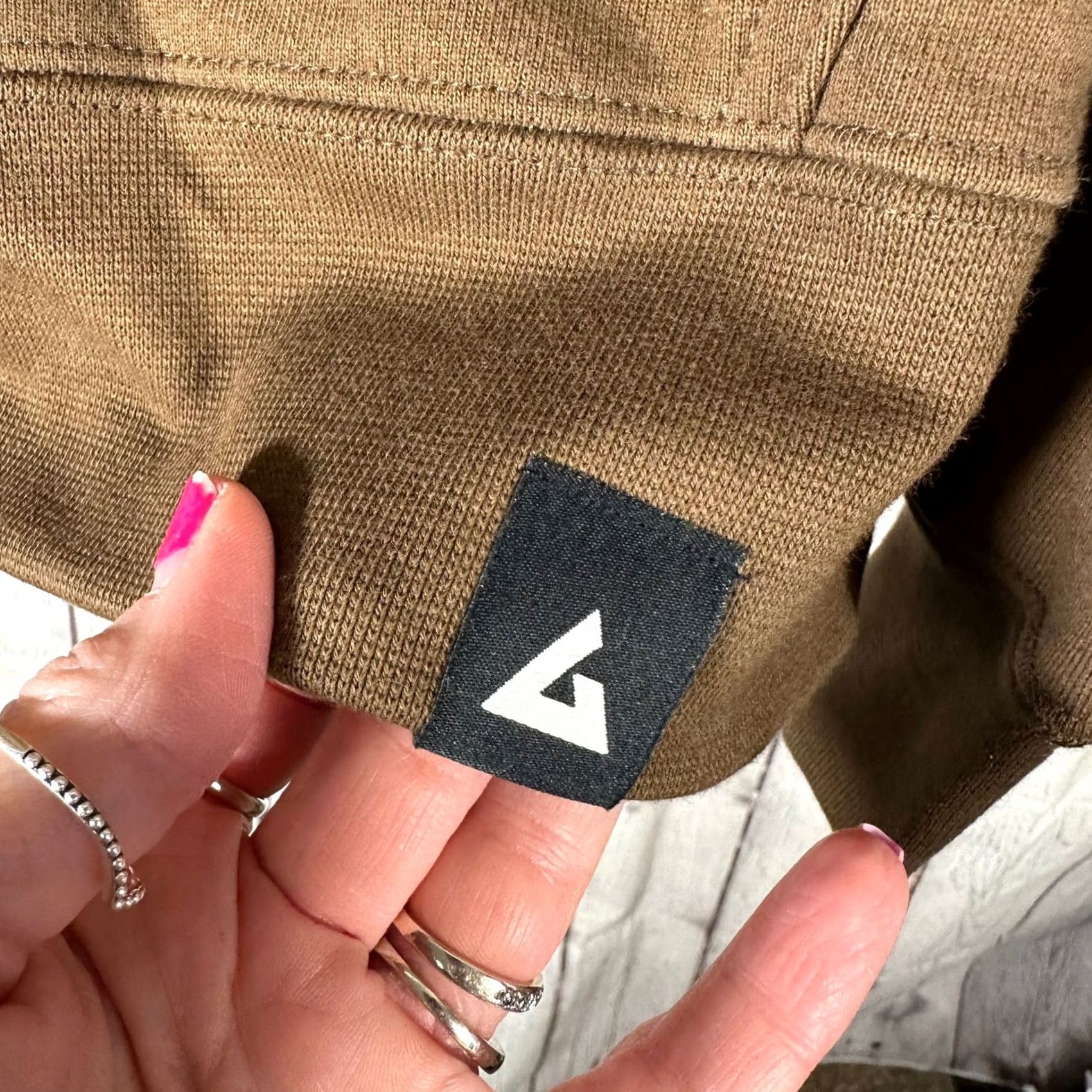 Vintage Highlights key selling points: "American Giant," "Brown Fleece Bomber Jacket," "Large" directly address the user'S information Size US L / EU 52-54 / 3 - 5 Thumbnail