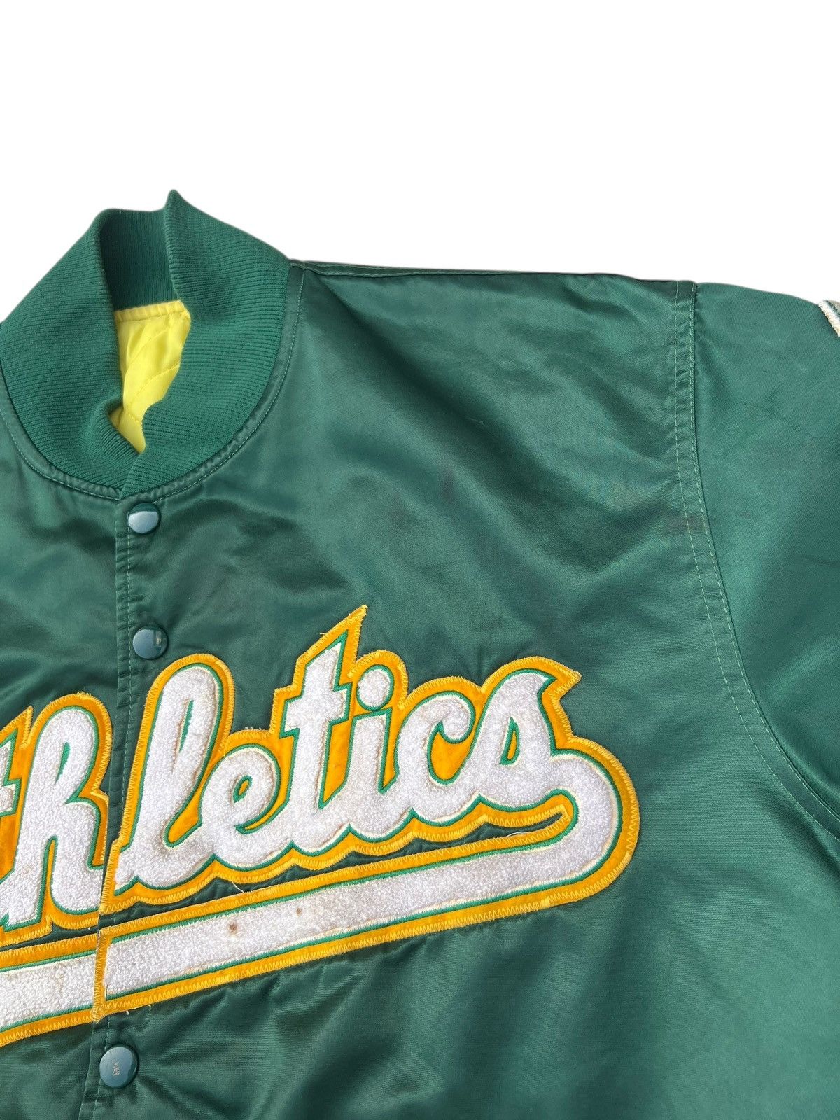 MLB Vintage 80s 90s Oakland A’s Athletics Starter Jacket Size US L / EU 52-54 / 3 - 10 Thumbnail