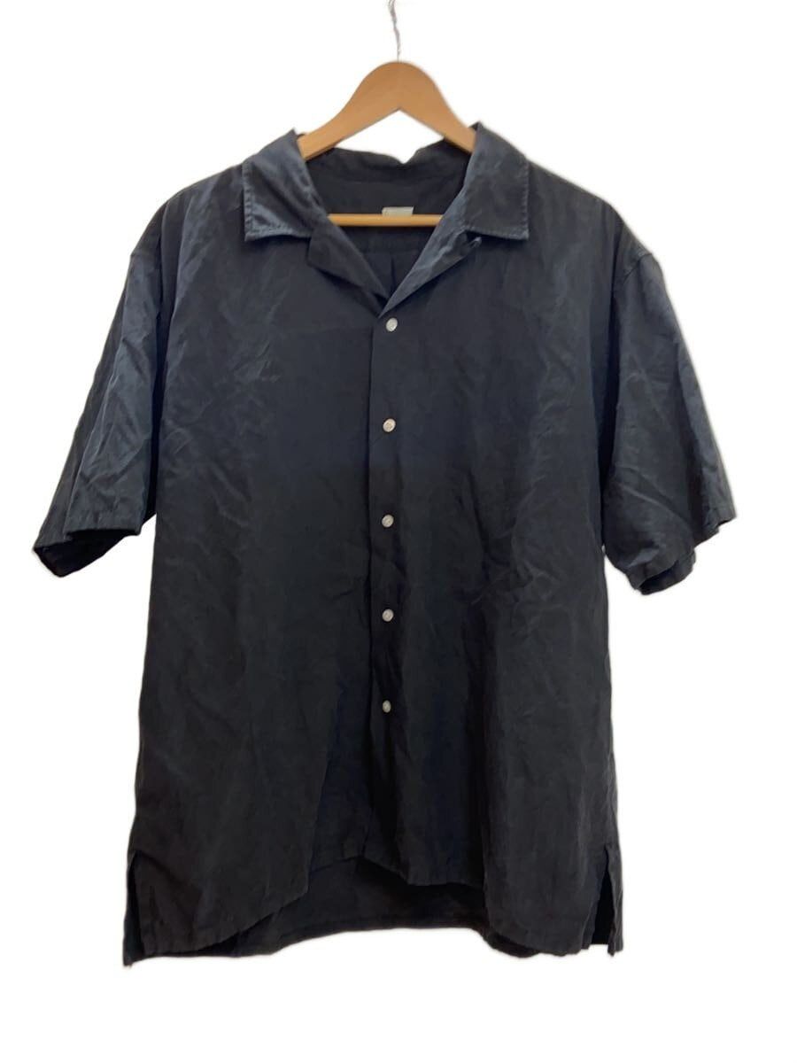 A.PRESSE Black Cotton Short-sleeved Shirt Size US L / EU 52-54 / 3 - 2 Thumbnail