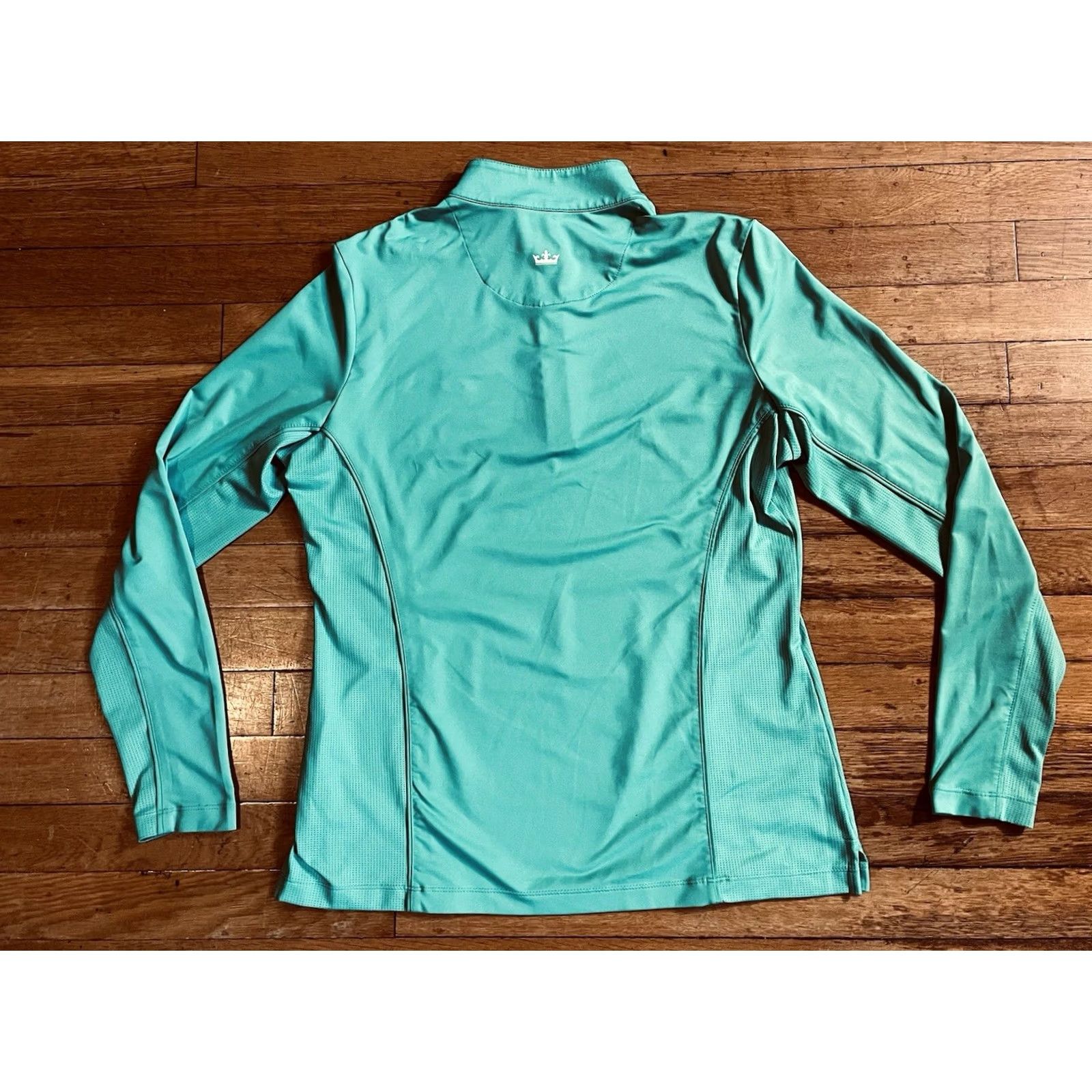 Peter Millar Peter Millar Wicking E4 1/4 Zip Golf Performance Shirt Women’s M Green Size M / US 6-8 / IT 42-44 - 6 Thumbnail