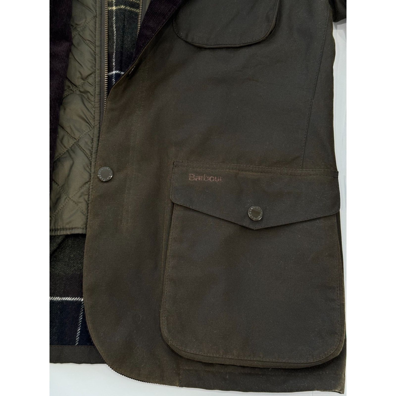 Barbour NWT Barbour Olive Green Ogston Wax leather Jacket Men's M Size US M / EU 48-50 / 2 - 6 Thumbnail