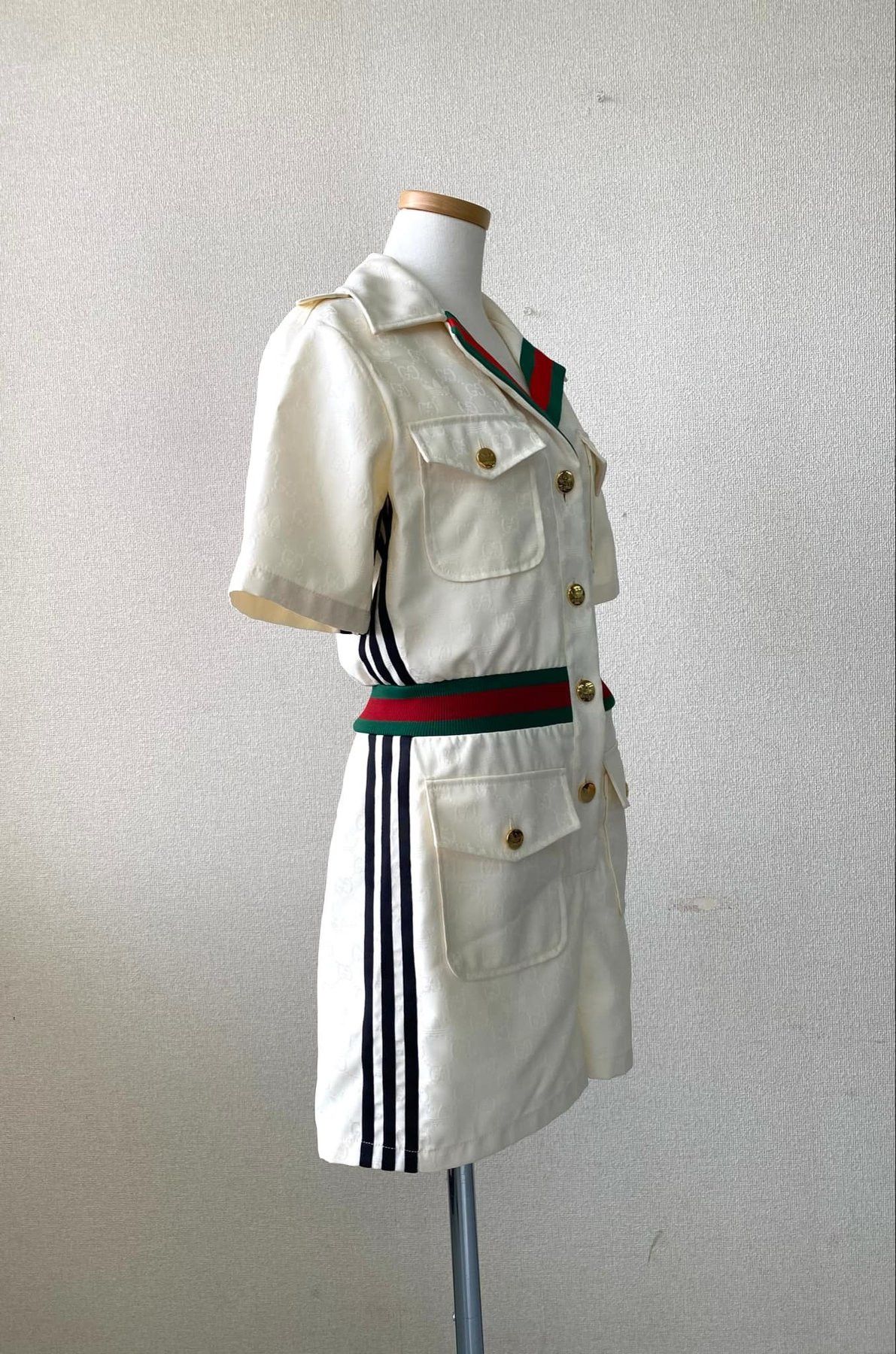 Adidas × Gucci The Gucci x Adidas Short Jumpsuit Size S / US 4 / IT 40 - 5 Thumbnail