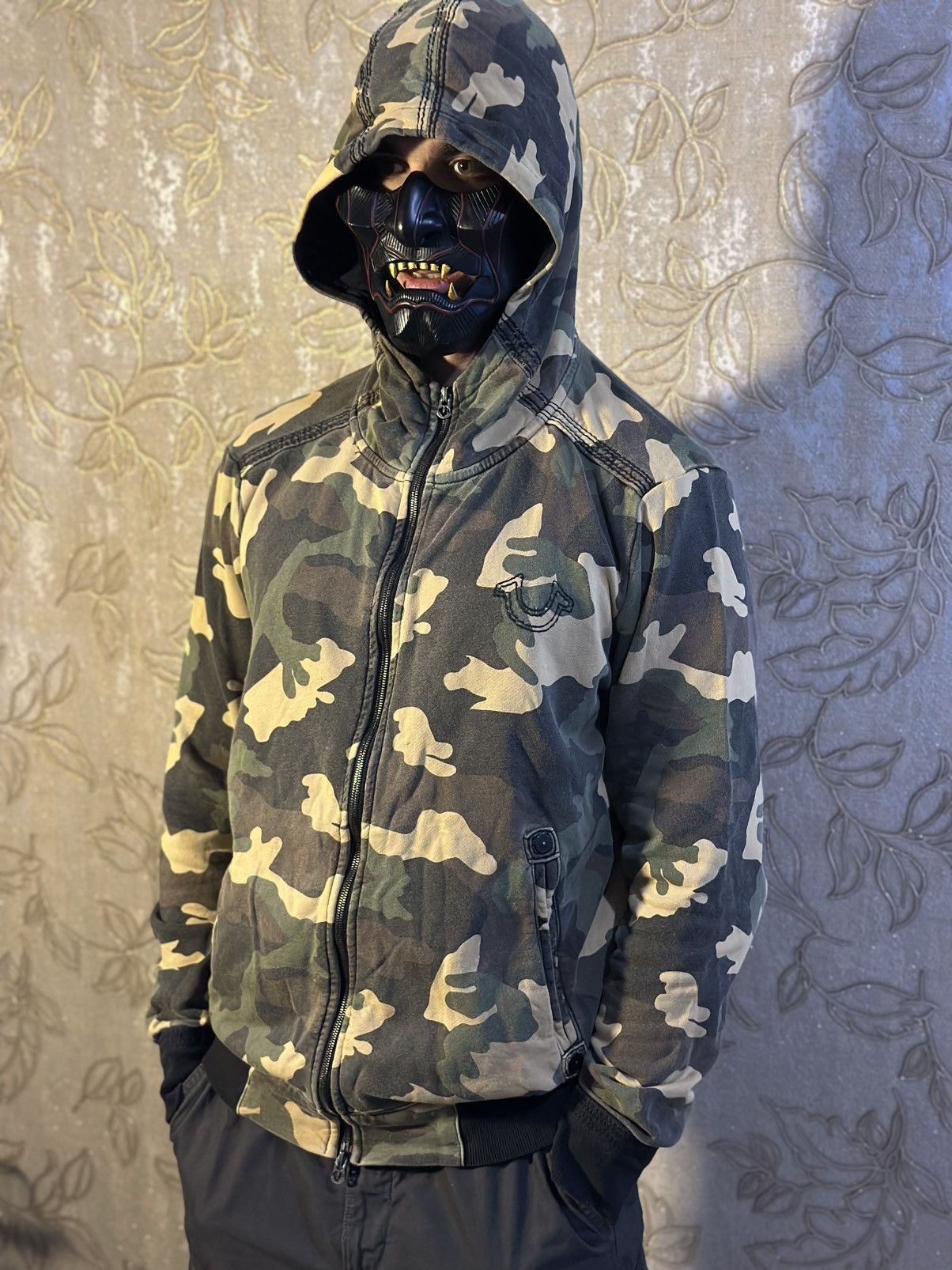 True Religion TRUE RELIGION CAMO ZIP HOODIE Size US M / EU 48-50 / 2 - 3 Thumbnail