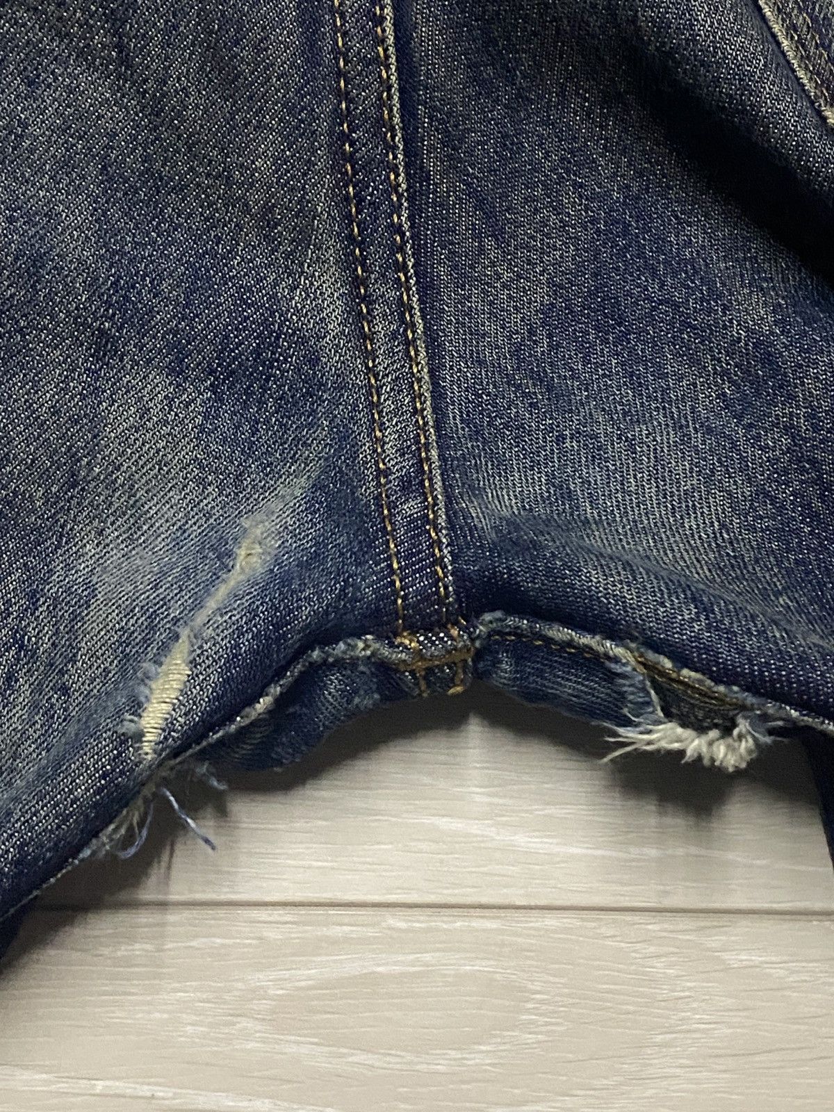 Levi's Vintage Levis 501 Y2K Faded Mud Wash Distressed Jeans Size US 32 / EU 48 - 12 Thumbnail