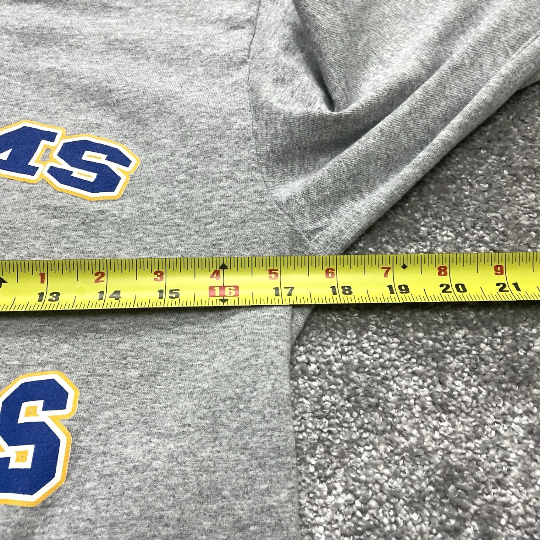 Gildan Gildan Heavy Cotton T-Shirt Long Sleeve Gray Adult Small NBTMS Raiders Tee Size US S / EU 44-46 / 1 - 7 Thumbnail