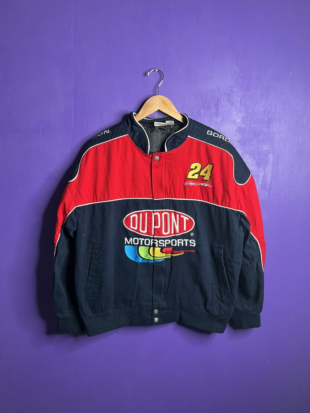 NASCAR × Vintage Vintage 90s NASCAR OU point Jeff Gordon jacket Size US L / EU 52-54 / 3 - 1 Thumbnail