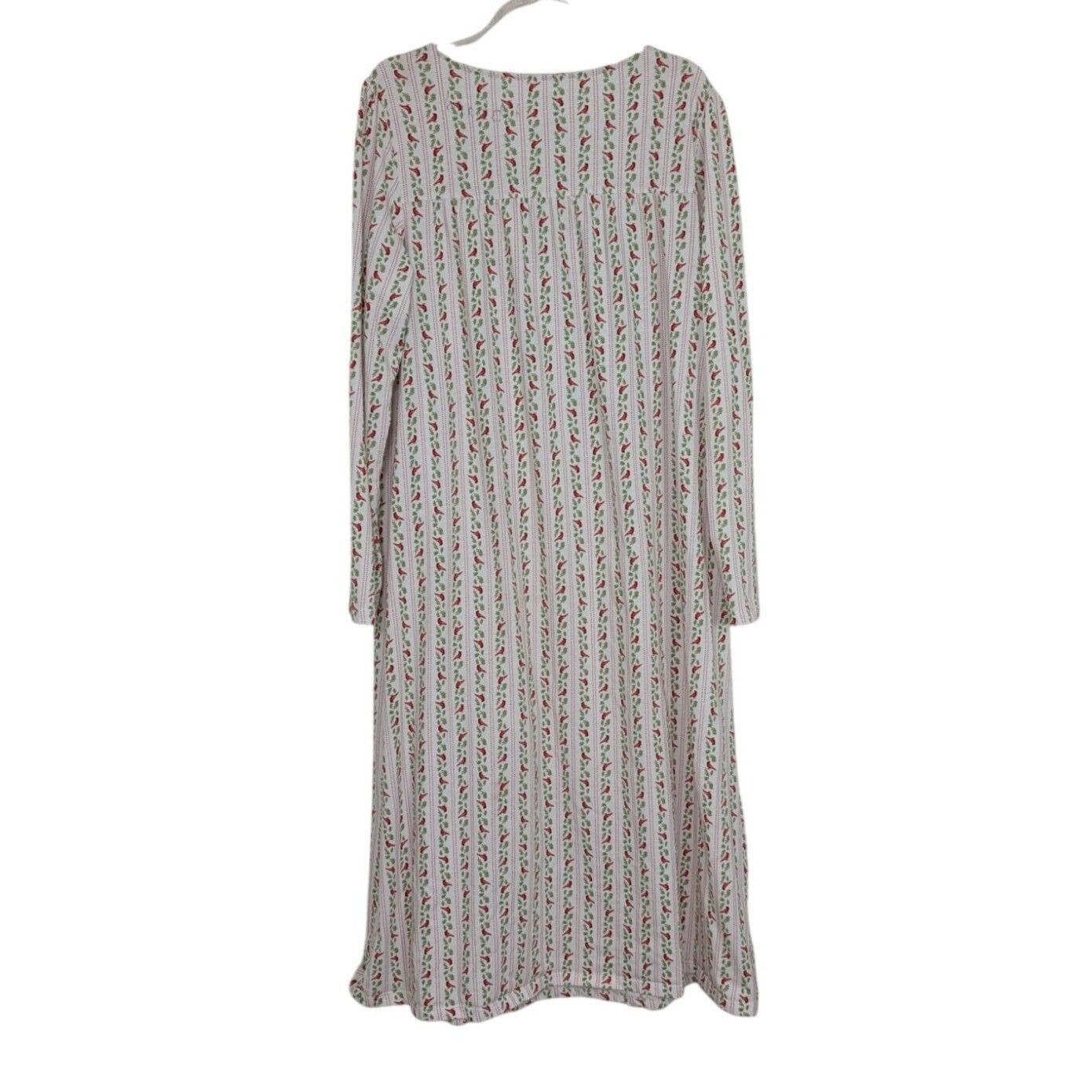 Croft & Barrow Croft & Barrow Cardinal Nightgown Womens Medium White Cotton Size M / US 6-8 / IT 42-44 - 7 Thumbnail
