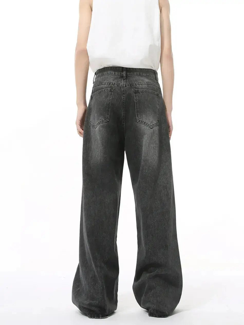 Japanese Brand Retro loose wide leg high street jeans Size US 32 / EU 48 - 2 Thumbnail