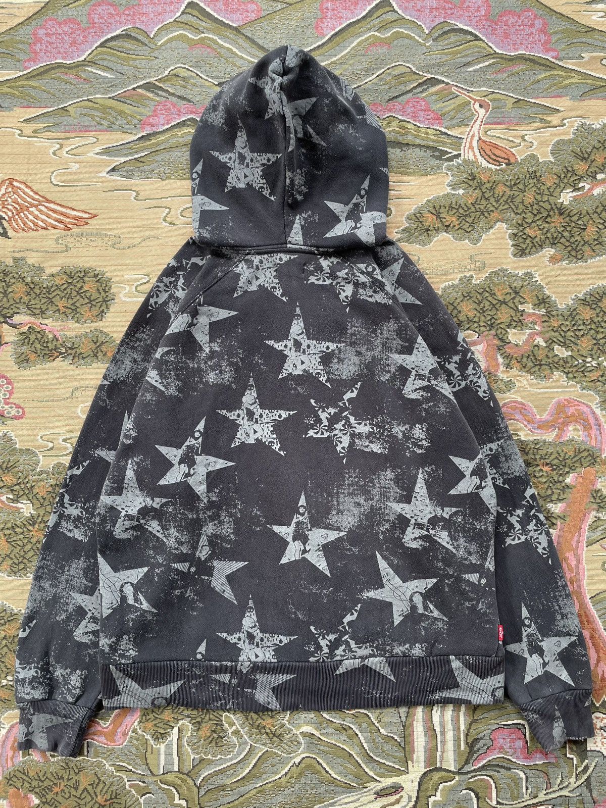 Levi's Vintage Levi's 501 Fullprint Star Hoodie Size US L / EU 52-54 / 3 - 2 Thumbnail