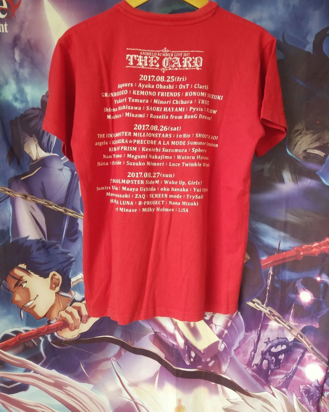 Anime × Band Tees × Japanese Brand Animelo Summer Live 2017 Band Idol Tees Size US L / EU 52-54 / 3 - 2 Thumbnail