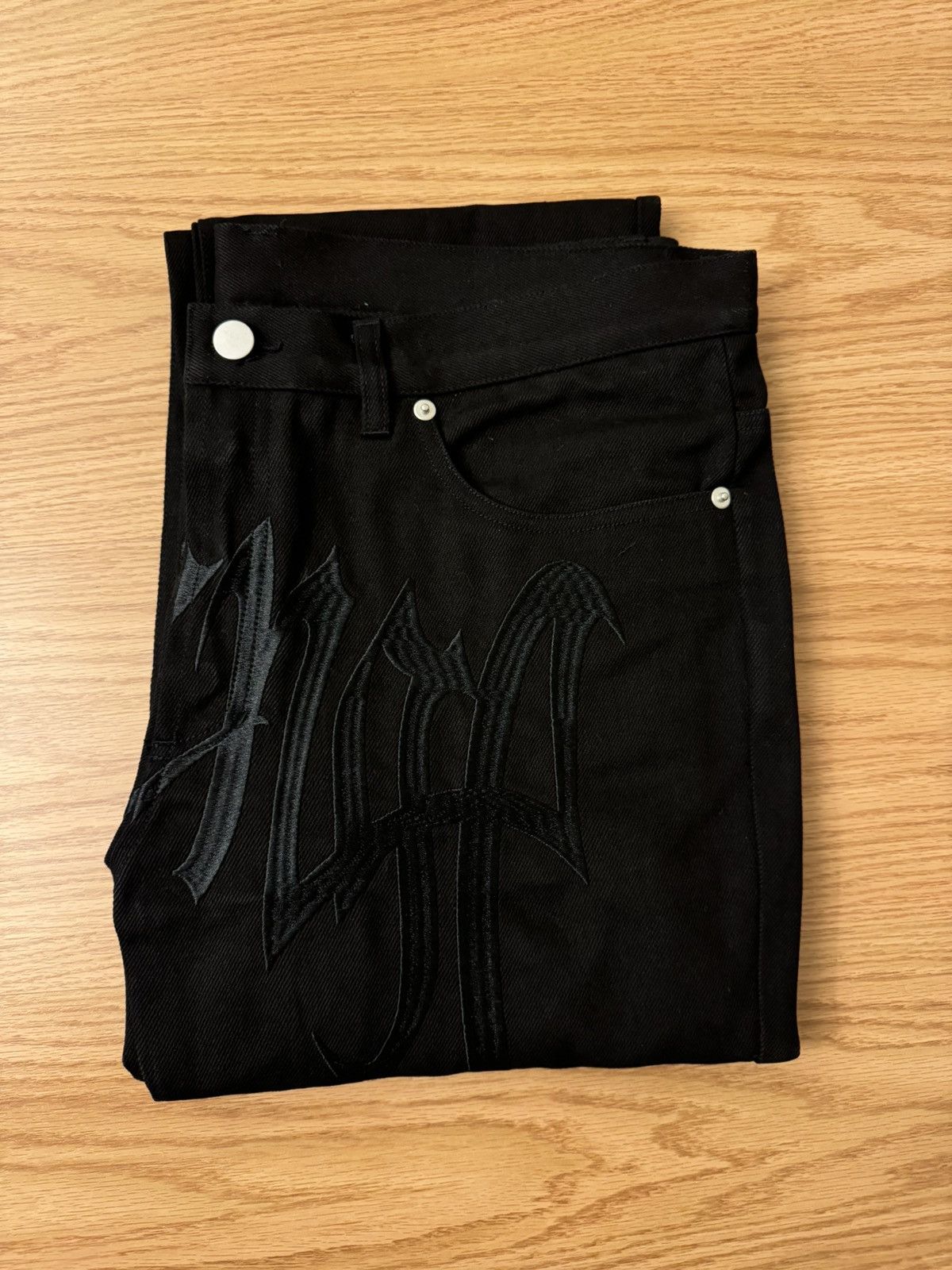 Revenge Revenge Emboidered Jeans Size US 35 - 2 Thumbnail
