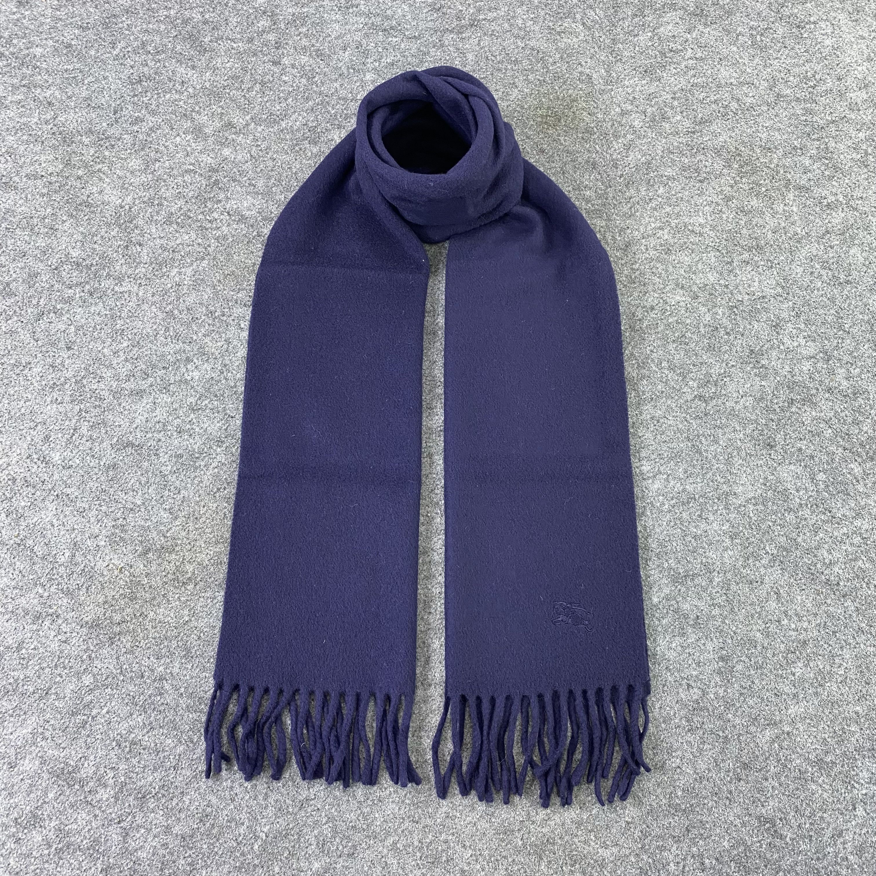 Burberry Burberry Wool Scarf / Muffler / Neckwear - T1323 Size ONE SIZE - 1 Thumbnail