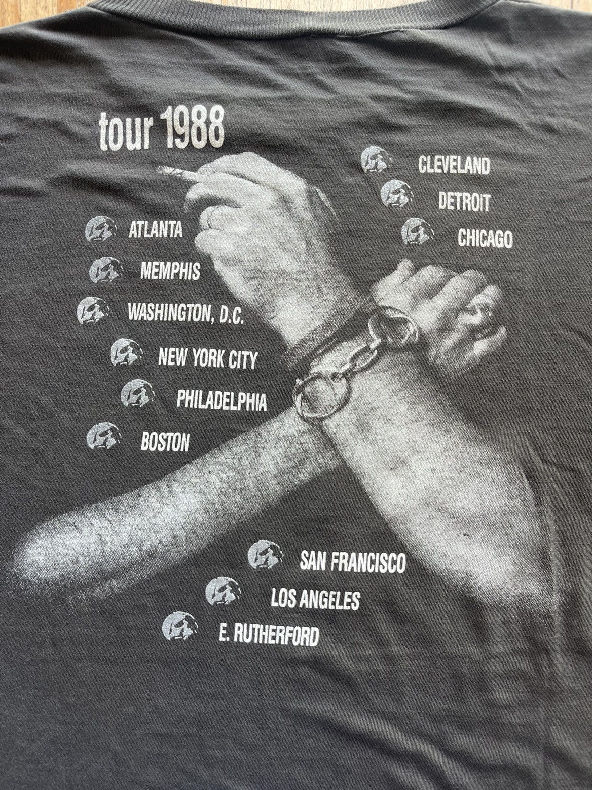 Band Tees × Vintage Vintage Keith Richards Tour 1988’s T-shirt Size US XL / EU 56 / 4 - 10 Thumbnail