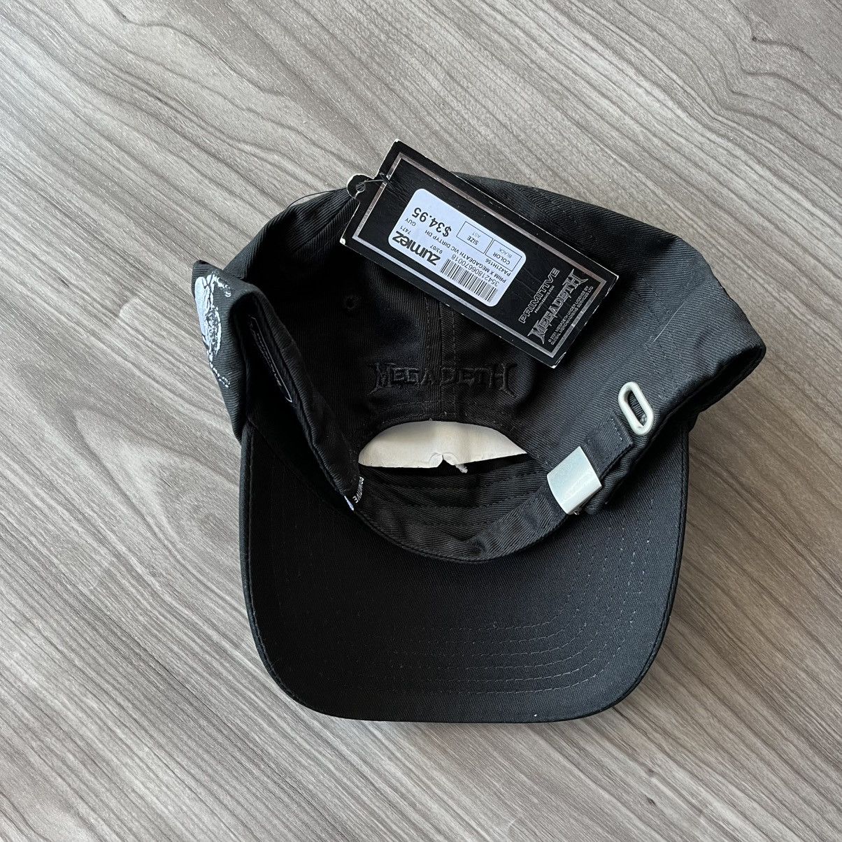 Primitive Primitive x Megadeth Vic Dirty P Black Strapback Hat Size ONE SIZE - 3 Thumbnail