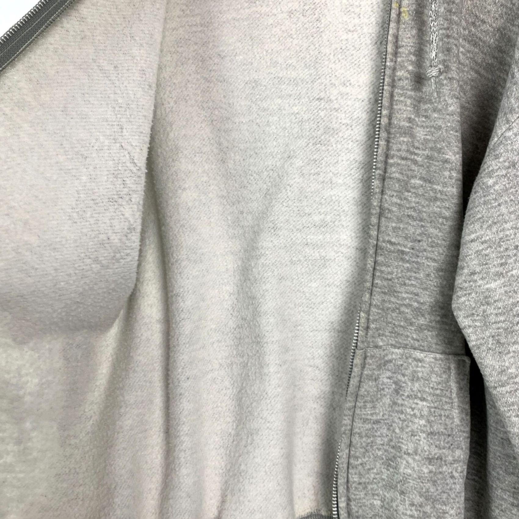 Vintage VINTAGE 70s Gray Track Jacket Full Zip Varsity Jacket Mens L Gray Cotton Inner ZIP Works Chest 21.5" Length 24.75" Size US L / EU 52-54 / 3 - 5 Thumbnail