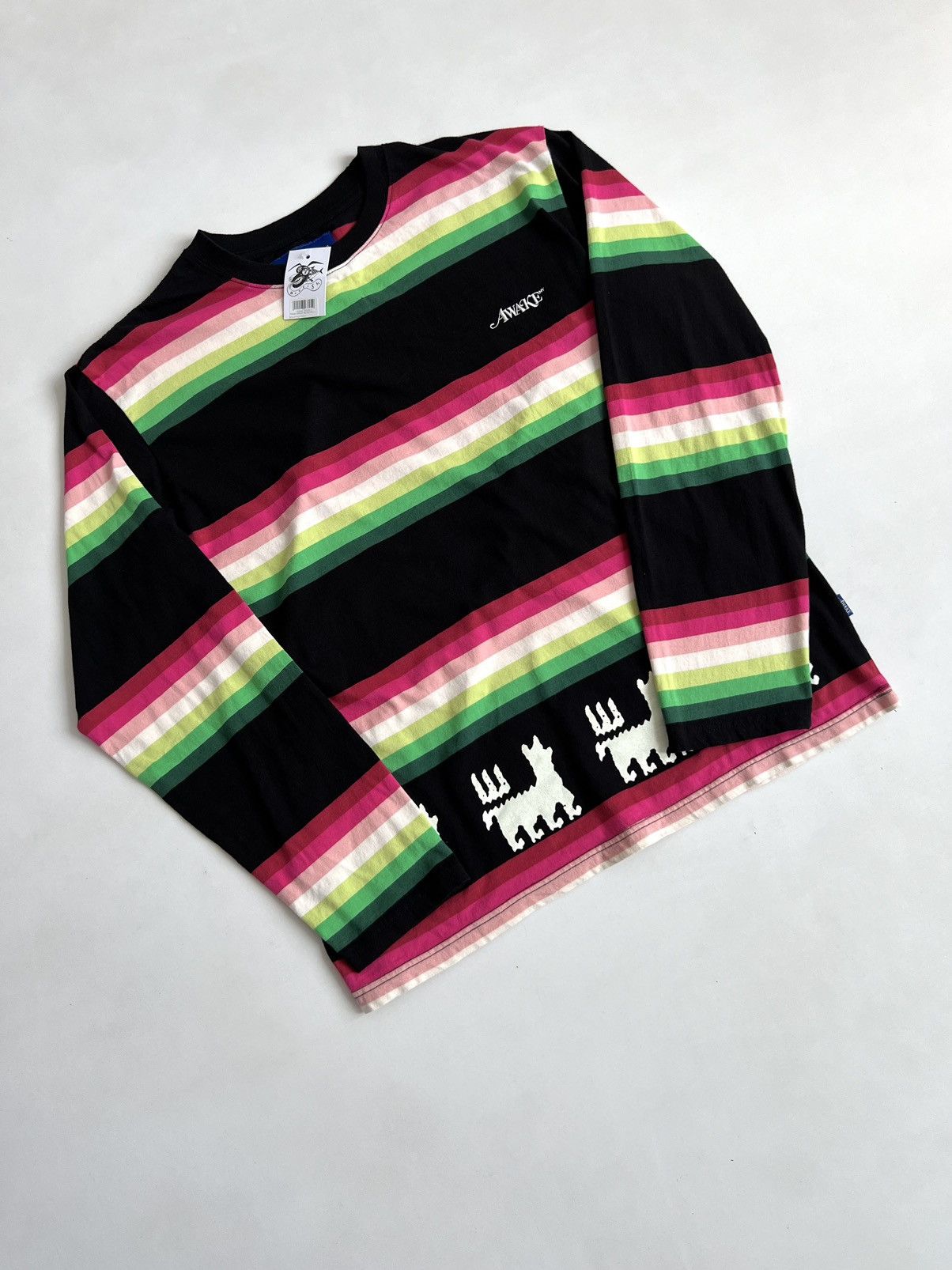 Awake NY FW22 AWAKE N.Y Striped Lama L/S T-Shirt Size US L / EU 52-54 / 3 - 6 Thumbnail