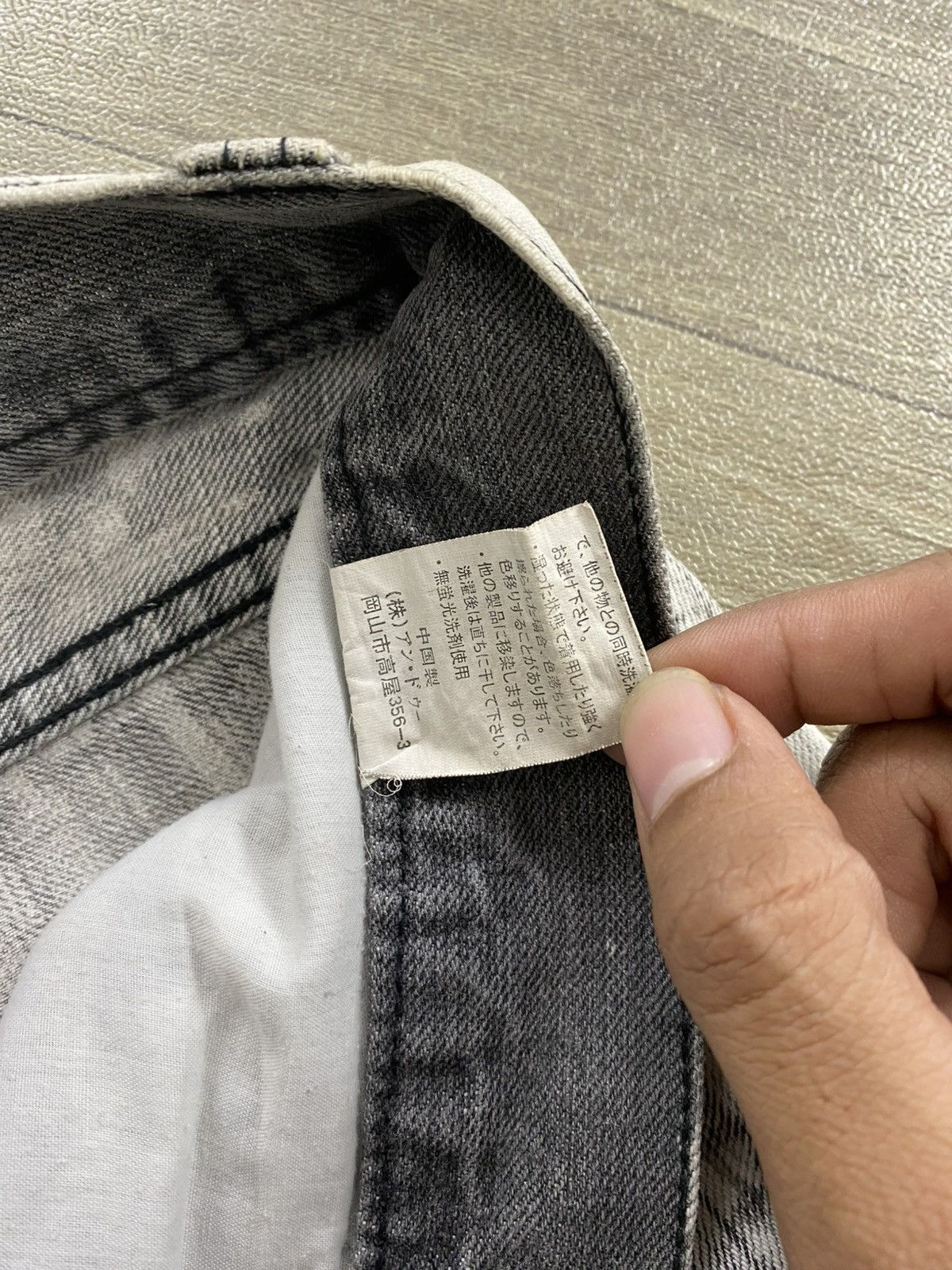 Japanese Brand 2000s Tornado Mart Style Acid Wash Punk Lgb Distressed Jeans Size US 32 / EU 48 - 10 Thumbnail