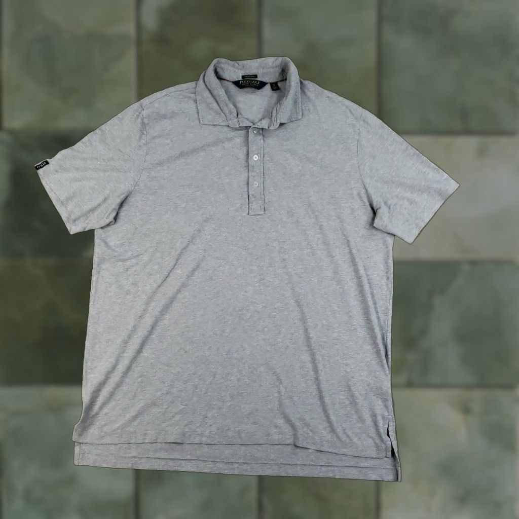 Ralph Lauren Polo Ralph Lauren Mens Golf Shirt XL Extra Large Gray Short Sleeve Casual Stretch Size US XL / EU 56 / 4 - 1 Thumbnail
