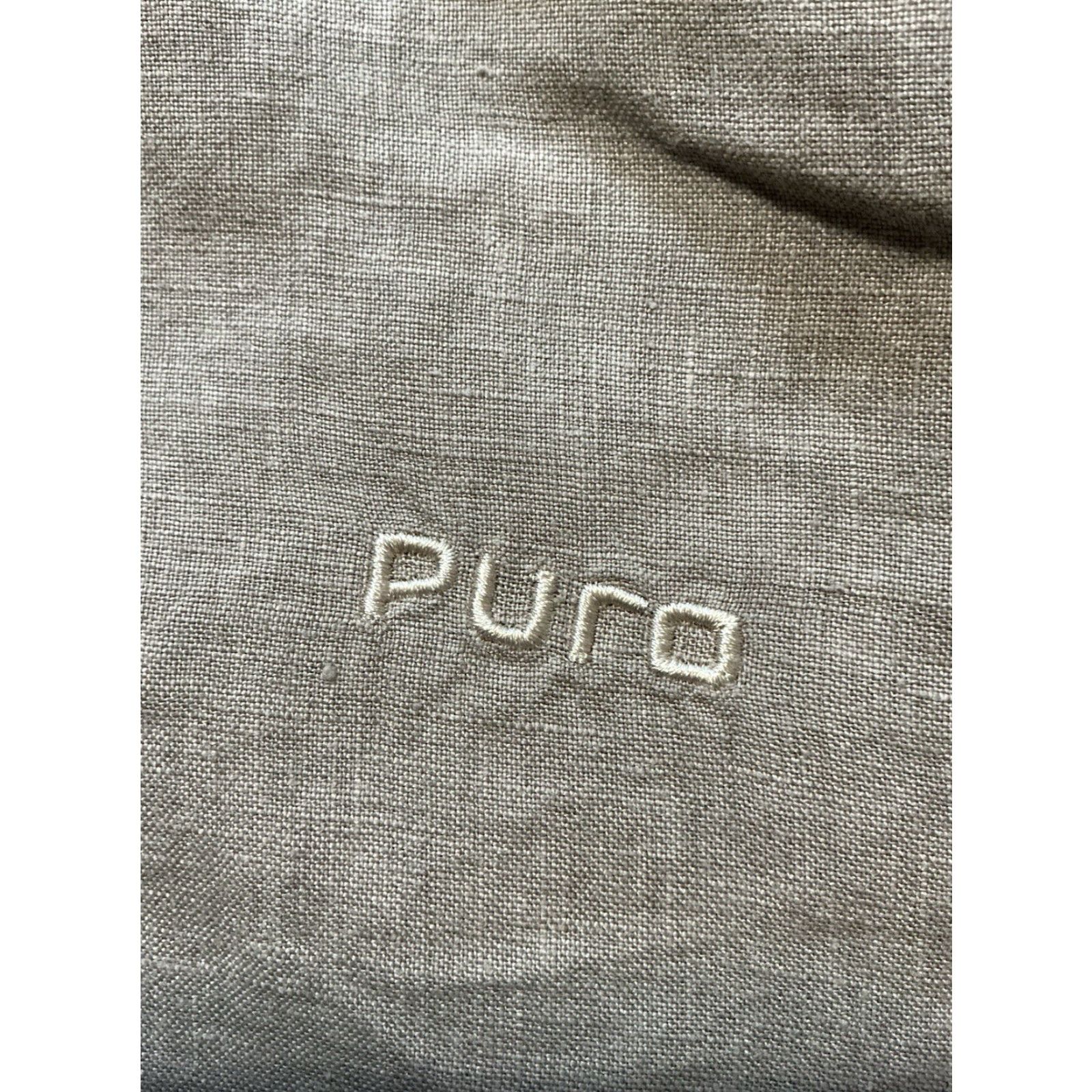 Vintage Puro Shirt Mens Taupe 100% Linen Button-Front L/S Embroidered Shirt M Sz. M Size US M / EU 48-50 / 2 - 2 Thumbnail